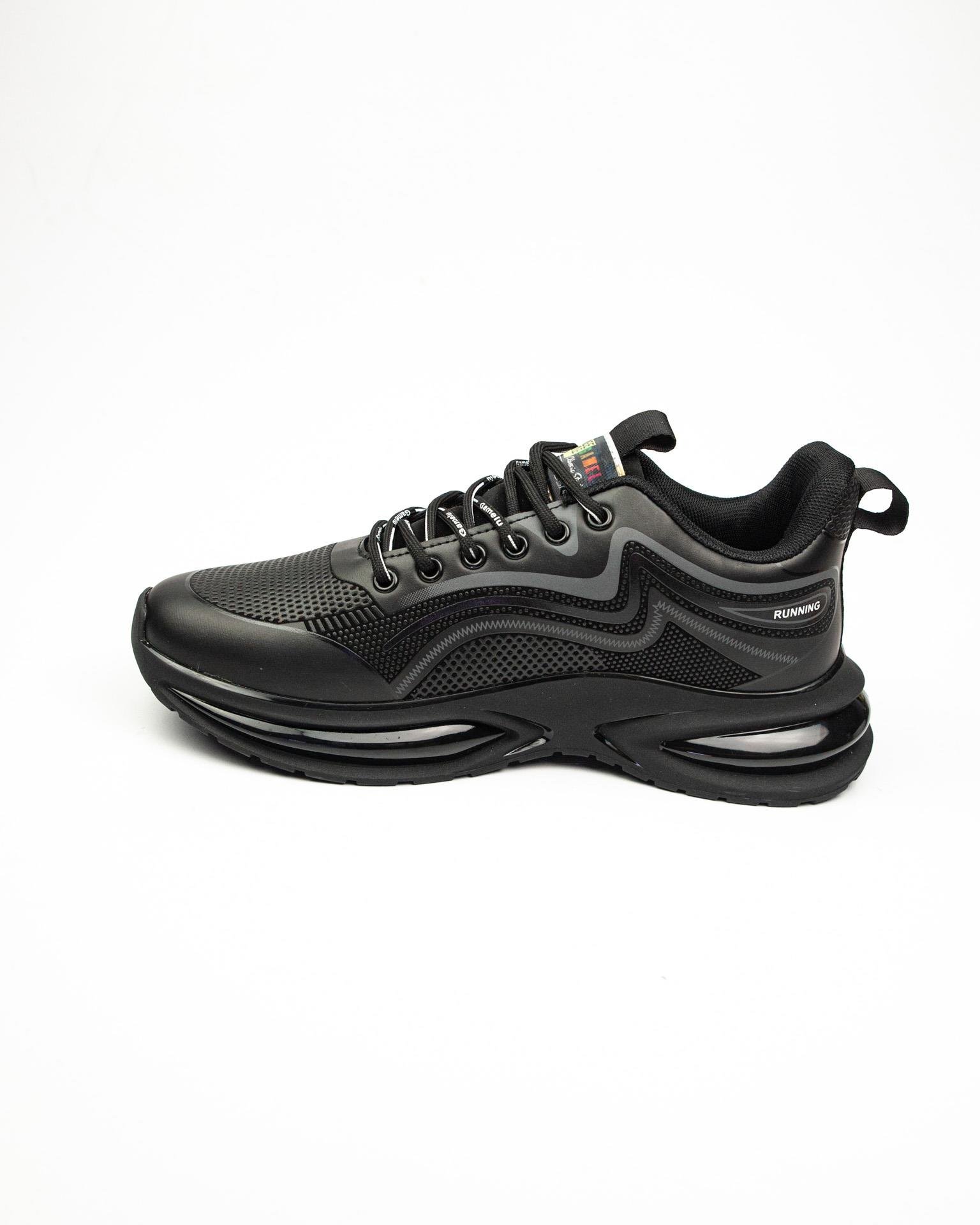 Gamelu 2024 Siyah Crazy Deri Erkek Sneaker