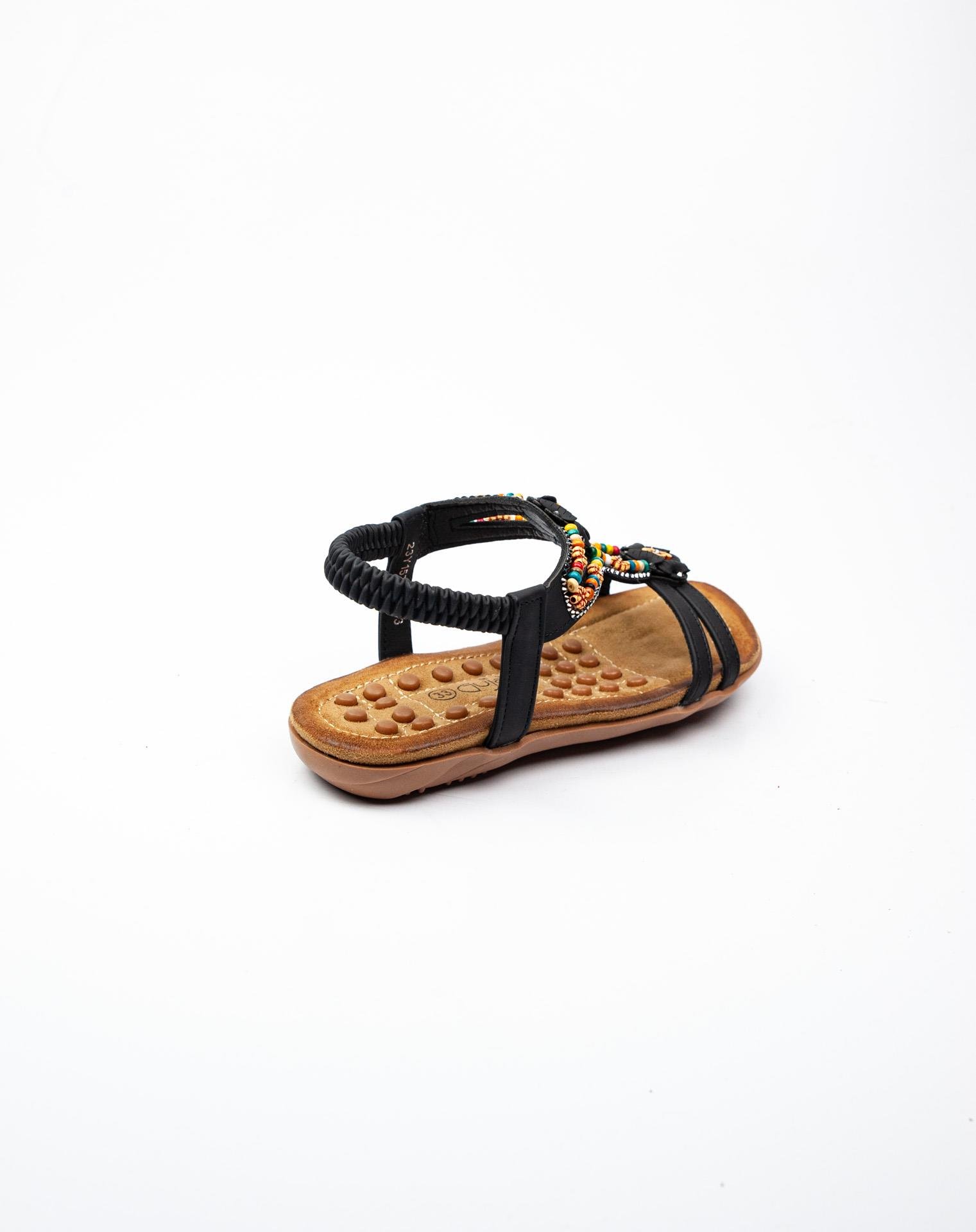 Guja 157 - 24 Siyah Kız Çocuk Sandalet 