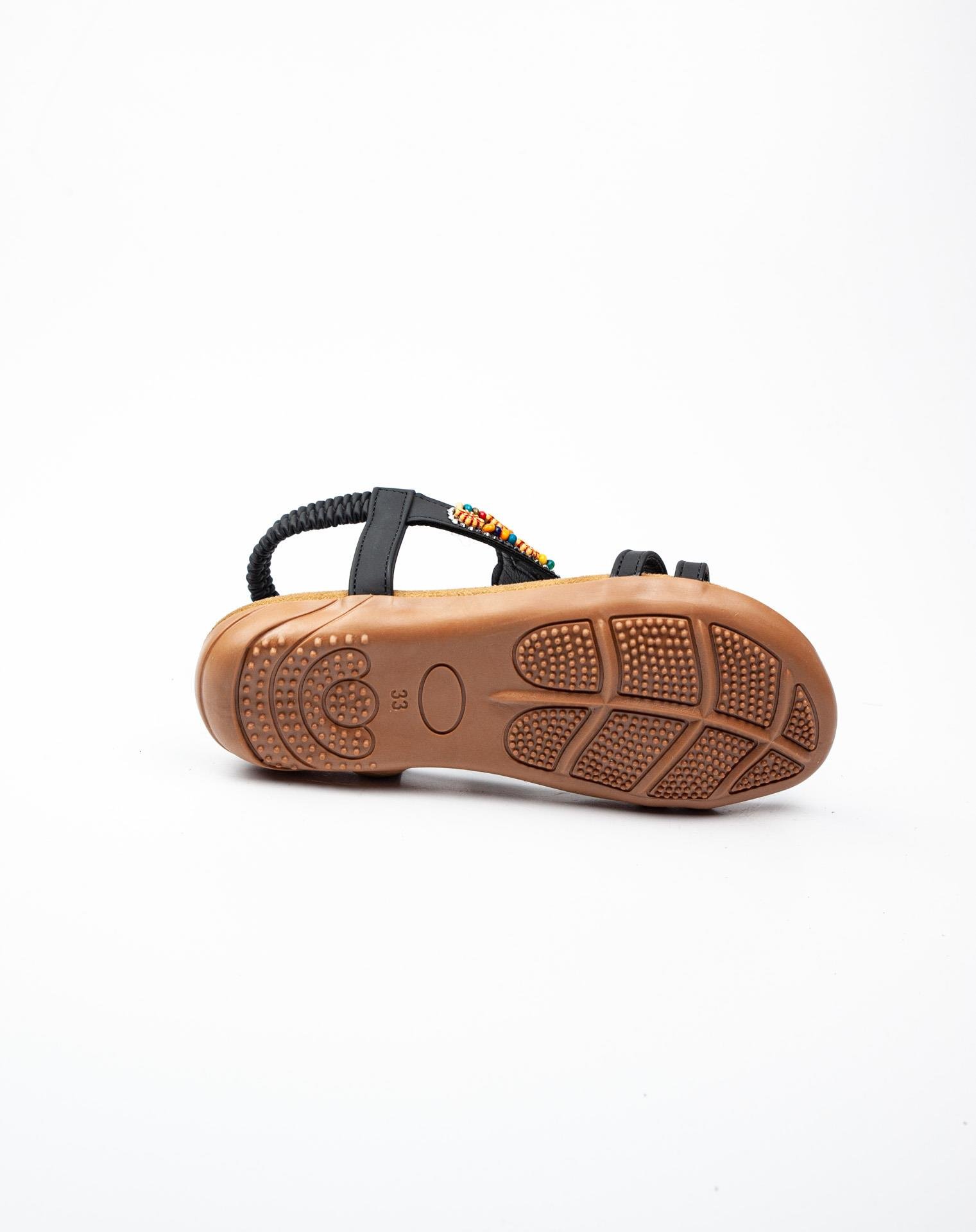 Guja 157 - 24 Siyah Kız Çocuk Sandalet 