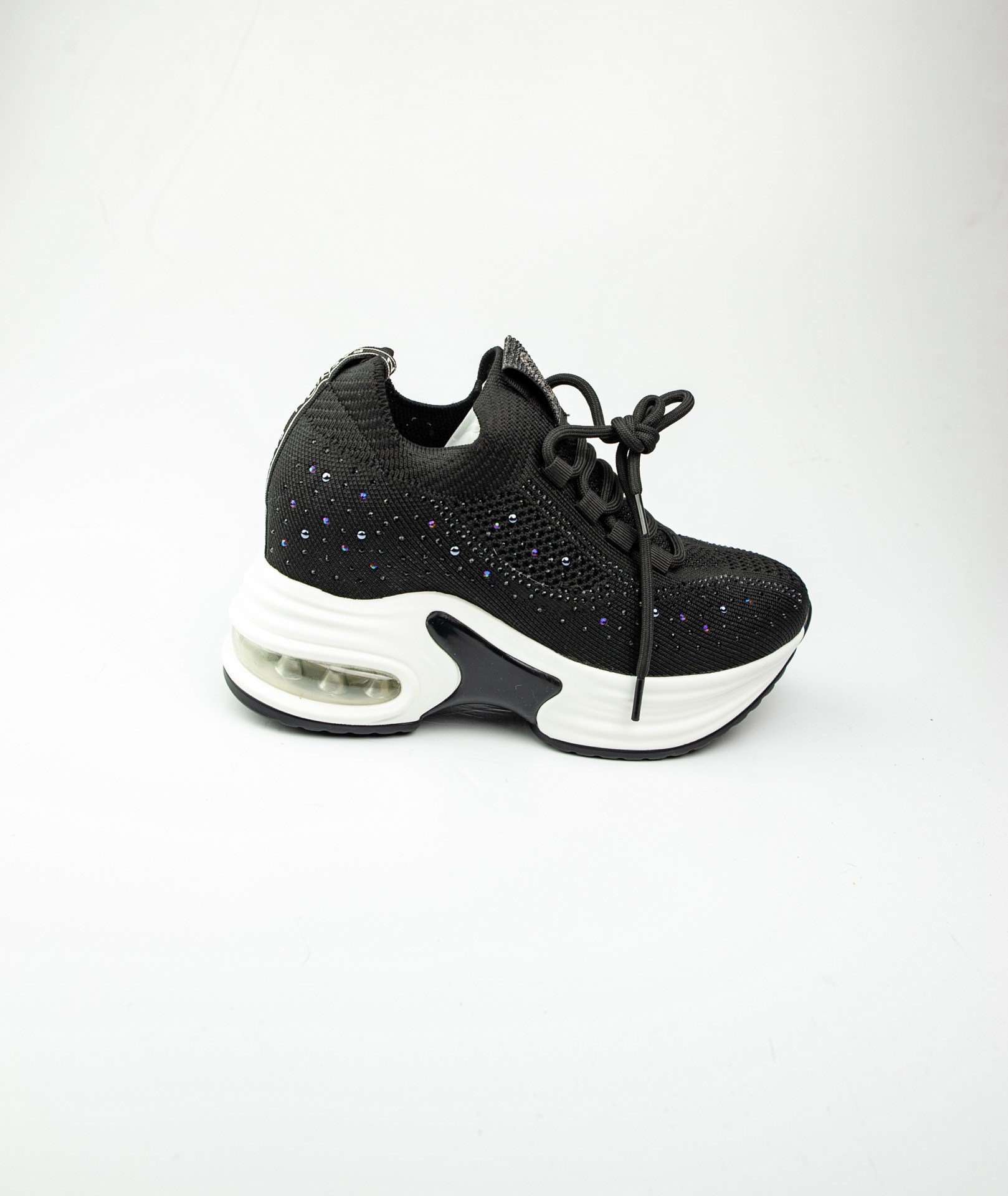 Guja 300 - 13 Siyah Kalın Taban Kadın Sneaker