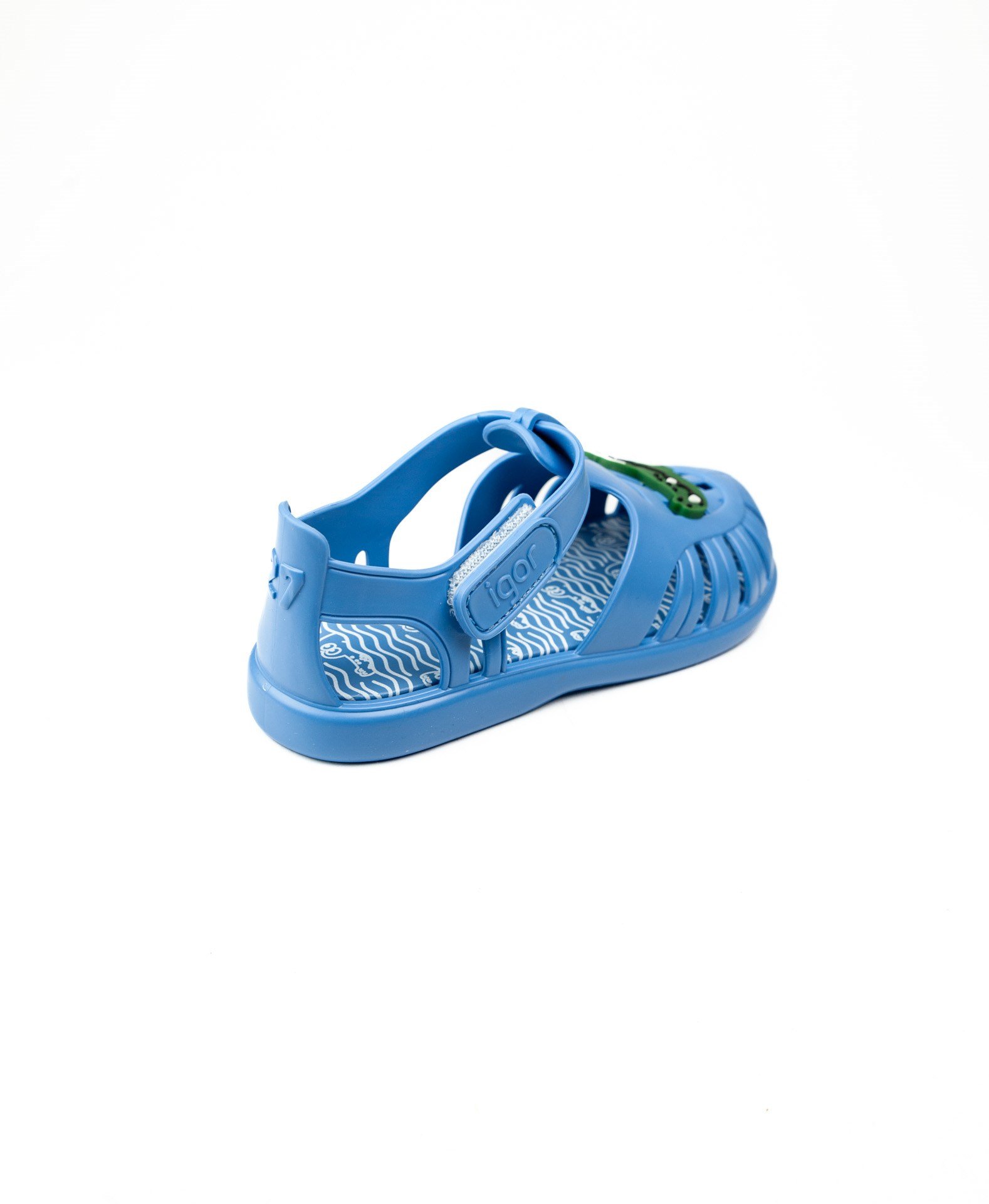 Igor Mavi Erkek Çocuk Cırtlı Sandalet S10371 Tobby Croco