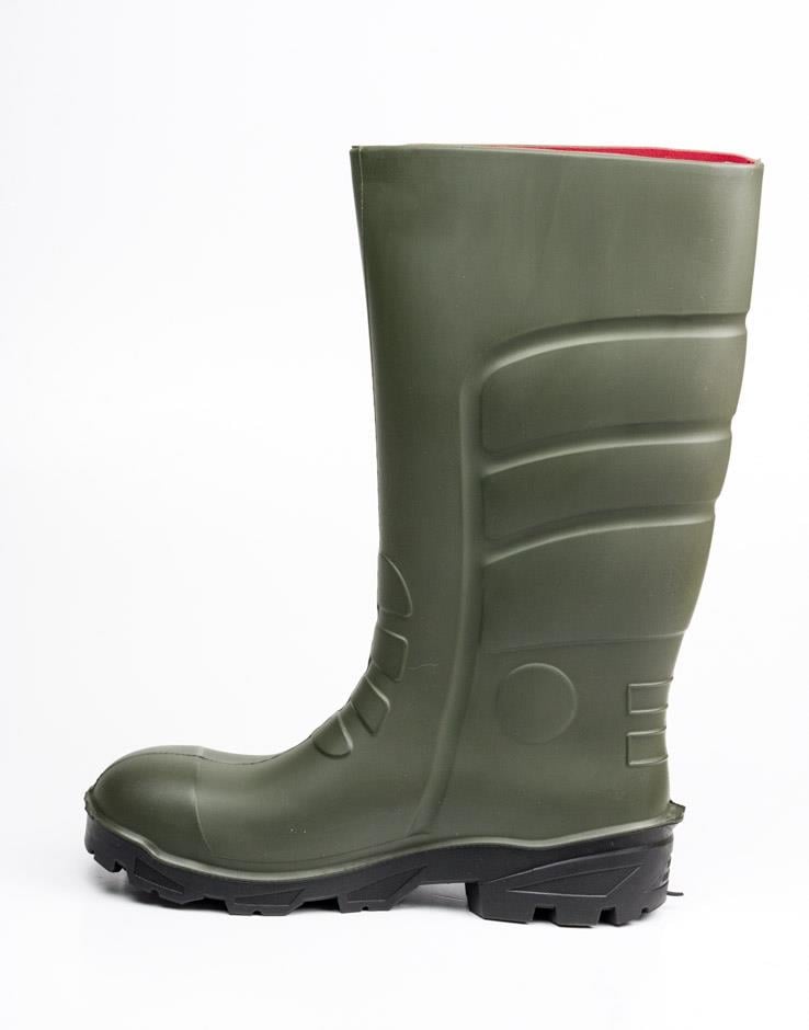 Polly Boot 0401 Galaxy Beta Haki Uzun İşçi Çizmesi (36-40)