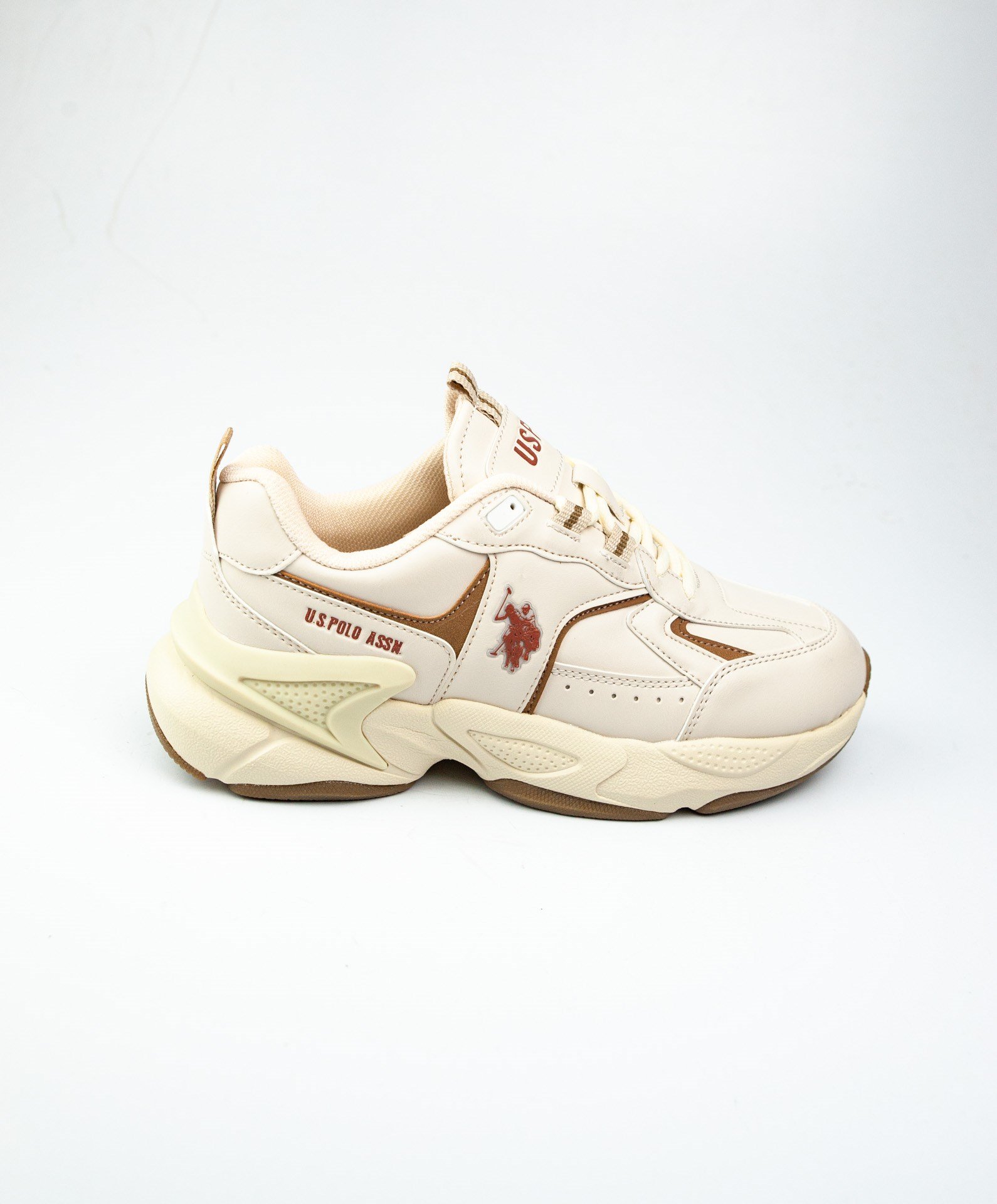 U. S. Polo Assn 101880368 İsabella Bej Kadın Sneaker