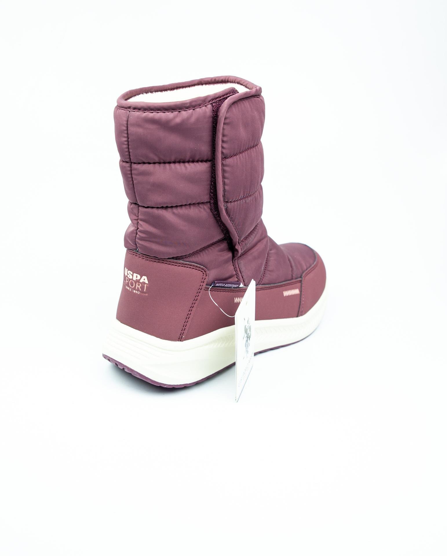 U. S. Polo Assn 101392385 Vocal Bordo Waterproof Kadın Kar Botu