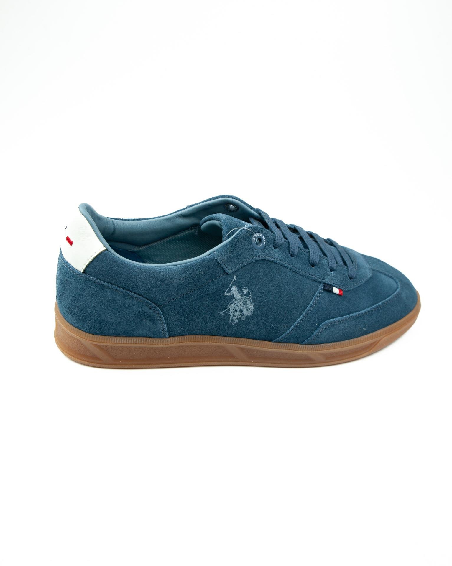 U. S. Polo Assn 101947787 Delphi Mavi Deri Erkek Sneaker 