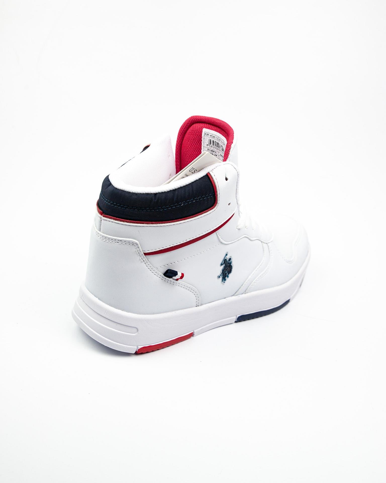 U. S. Polo Assn 101389874 Andrei Beyaz Hi Bilekli Erkek Sneaker