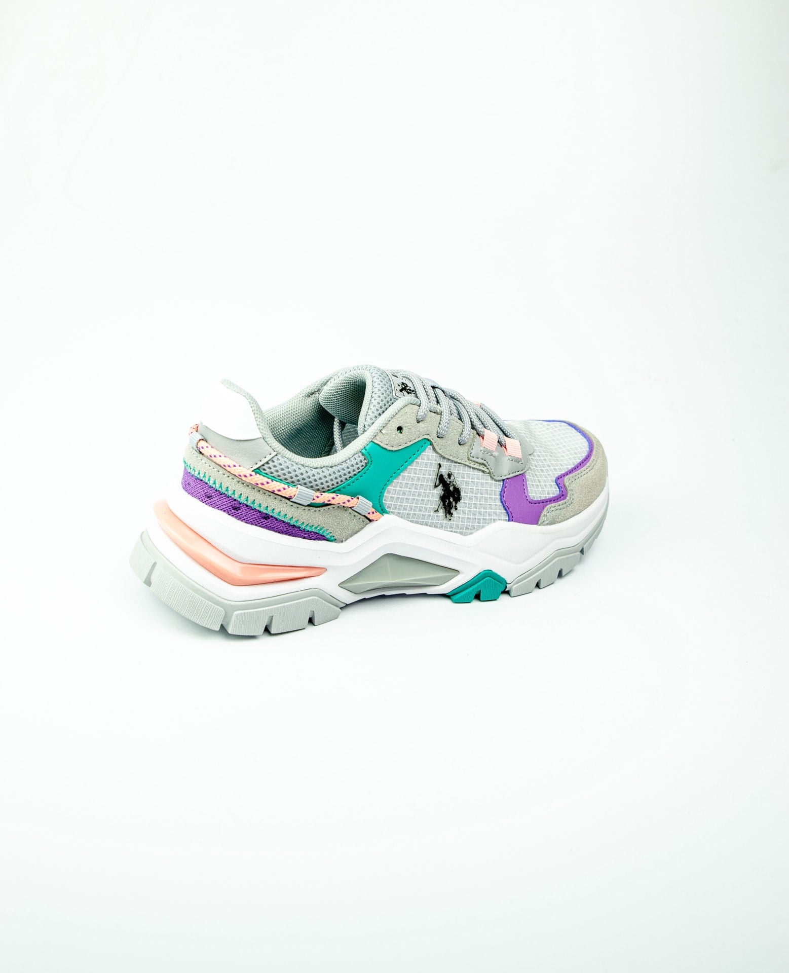 U. S. Polo Assn 101502371 VINCENT WMN 4FX Gri Kadın Sneaker