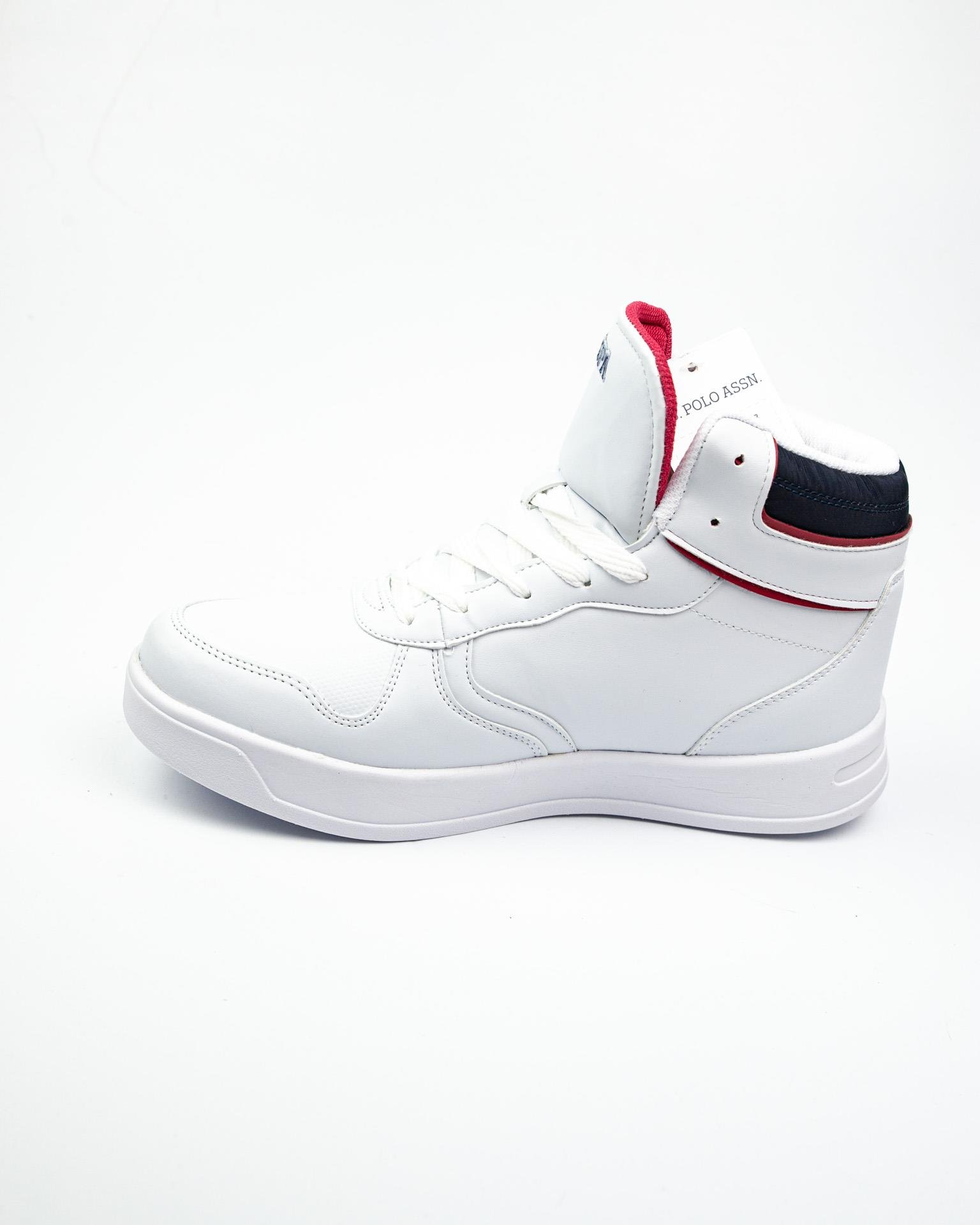 U. S. Polo Assn 101389874 Andrei Beyaz Hi Bilekli Erkek Sneaker