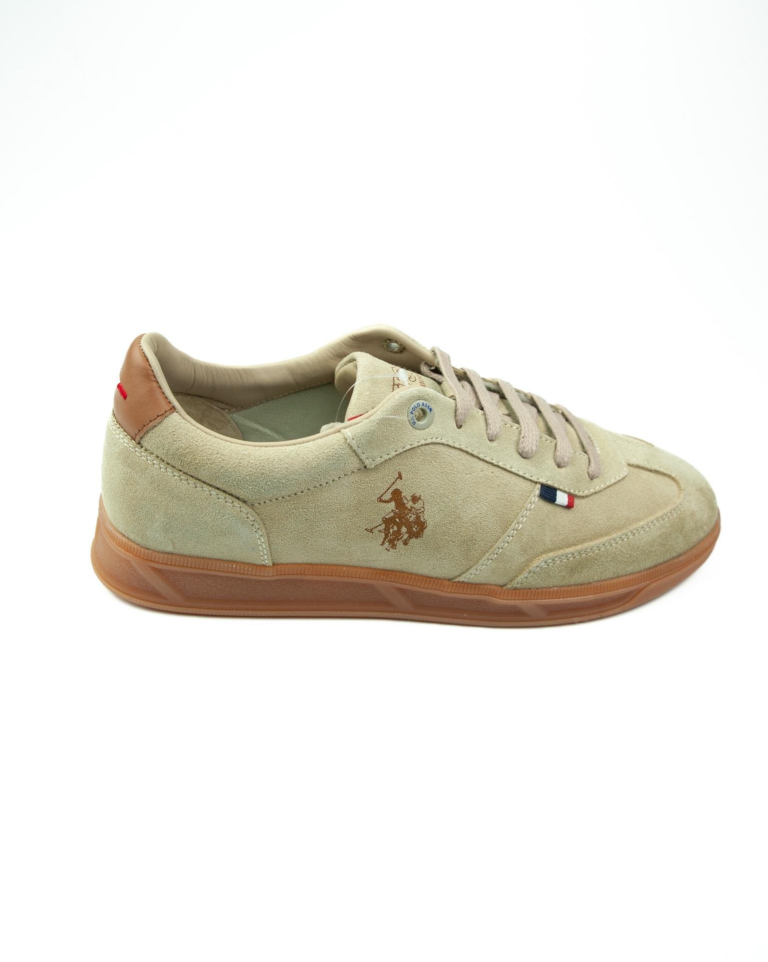 U. S. Polo Assn 101952390 Delphi Bej Deri Erkek Sneaker 
