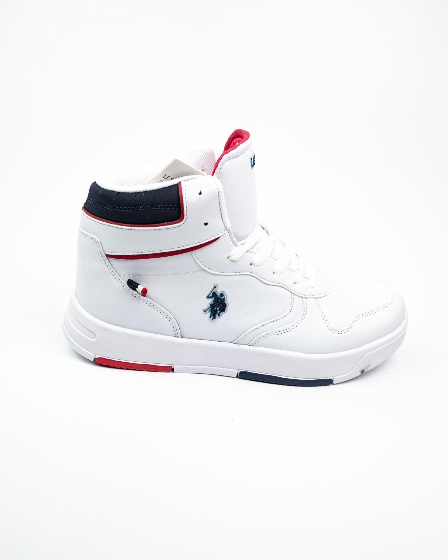 U. S. Polo Assn 101389874 Andrei Beyaz Hi Bilekli Erkek Sneaker