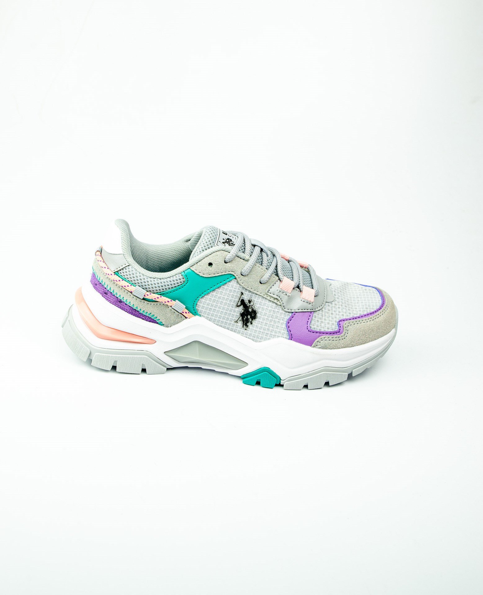 U. S. Polo Assn 101502371 VINCENT WMN 4FX Gri Kadın Sneaker