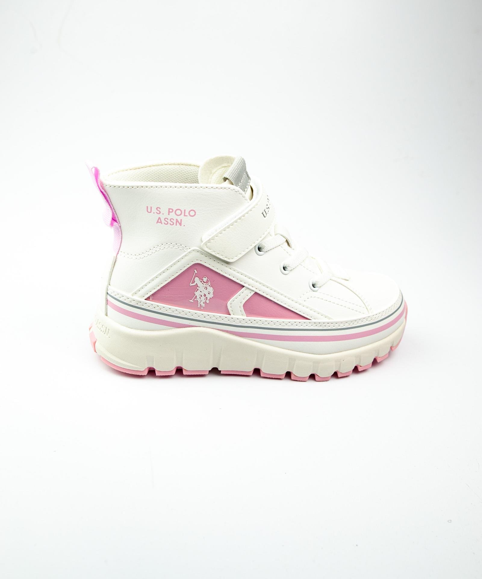 U. S. Polo Assn 101885731 Keltes Beyaz Bilekli Çocuk Sneaker 