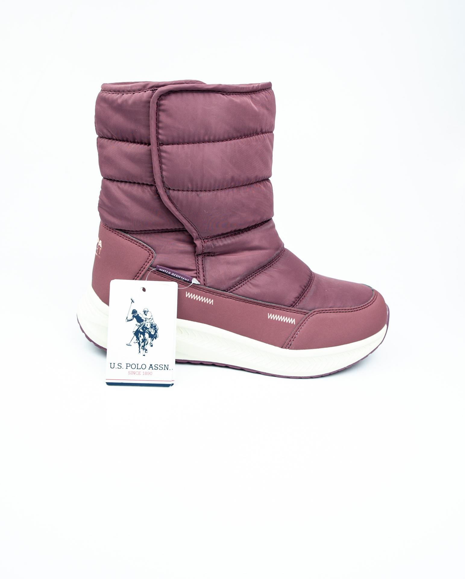U. S. Polo Assn 101392385 Vocal Bordo Waterproof Kadın Kar Botu