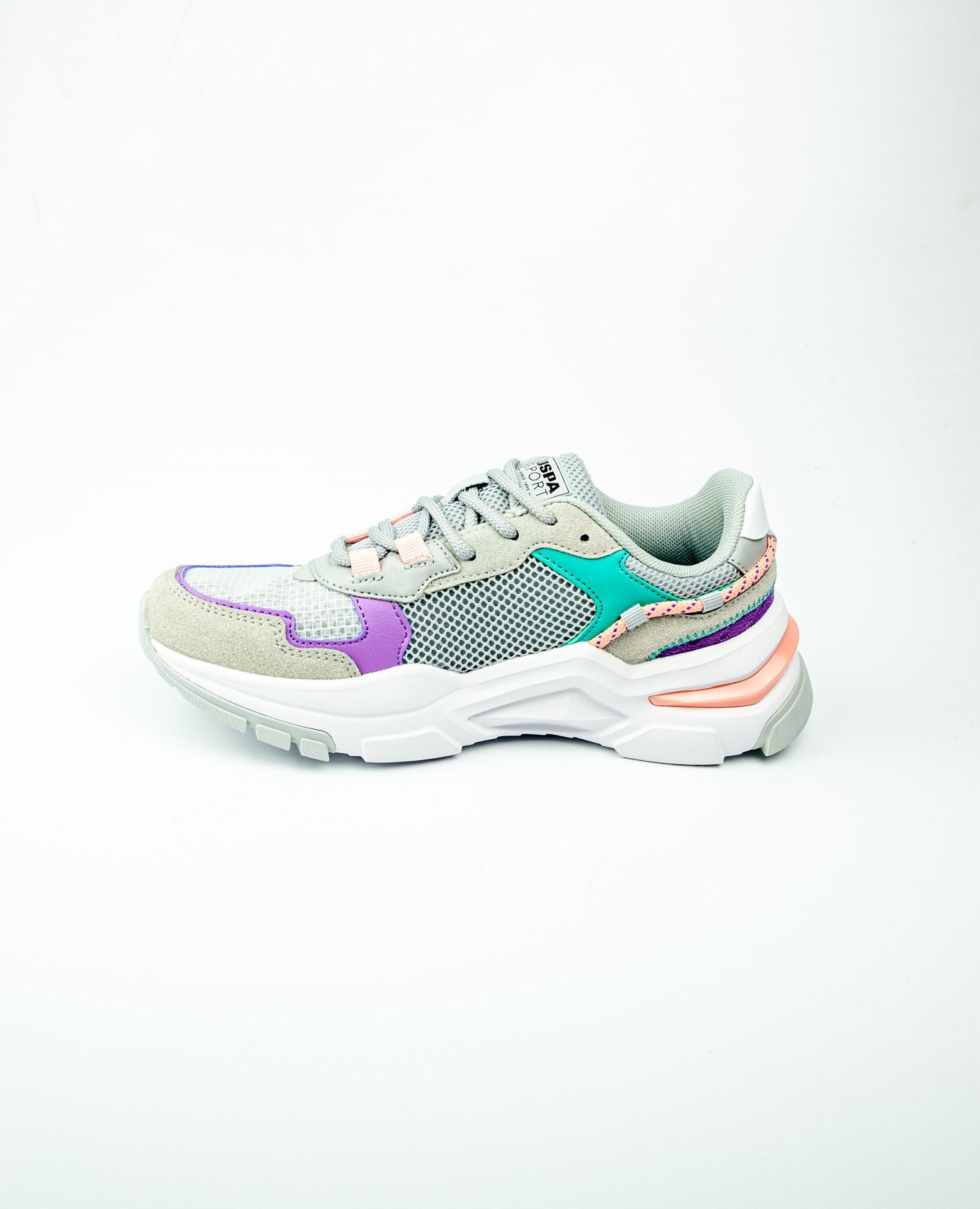 U. S. Polo Assn 101502371 VINCENT WMN 4FX Gri Kadın Sneaker