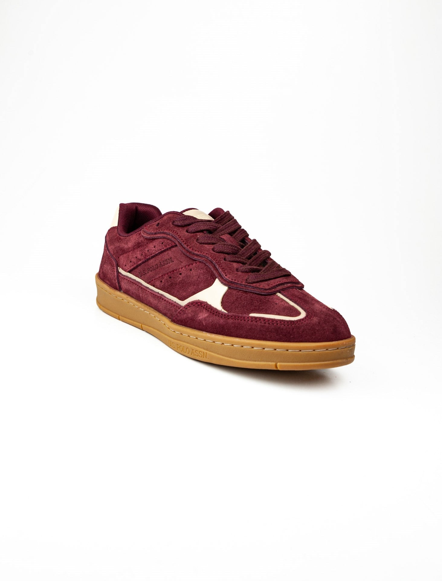U.S. Polo Assn. VERA S 6FX Bordo Deri Kadın Sneaker