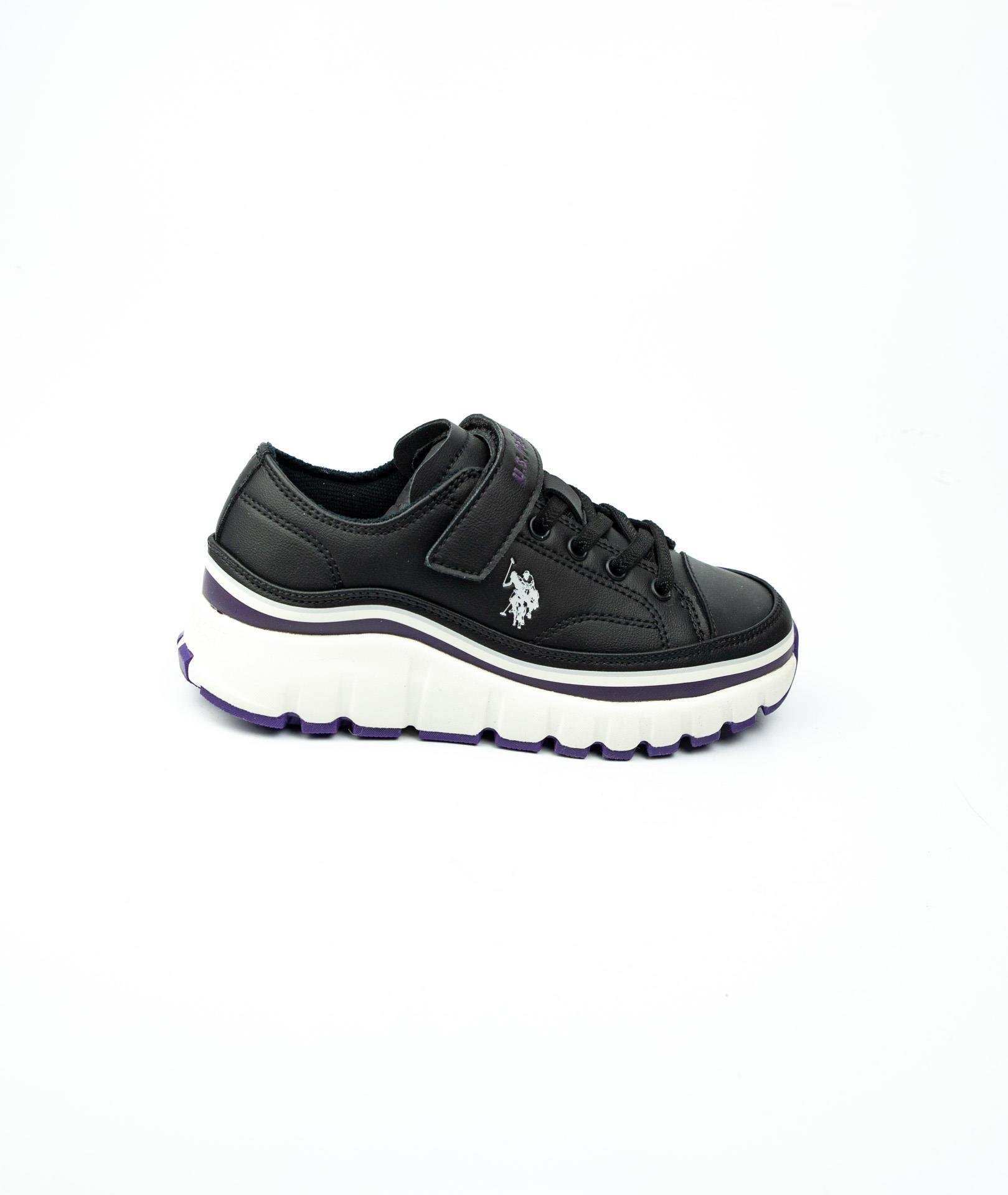 U.S. Polo Assn. KENTA JR 5PR Siyah Kız Çocuk Sneaker