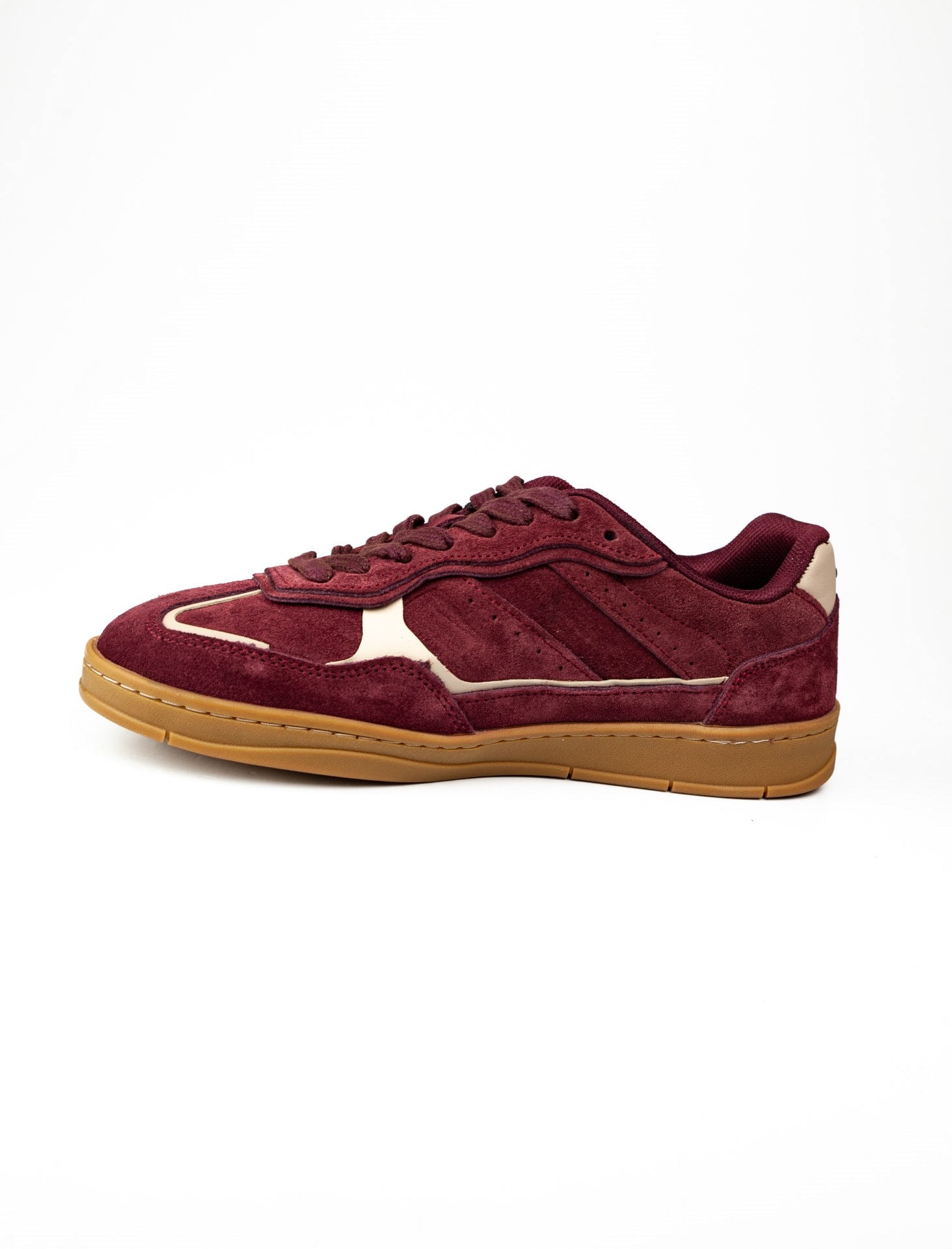 U.S. Polo Assn. VERA S 6FX Bordo Deri Kadın Sneaker