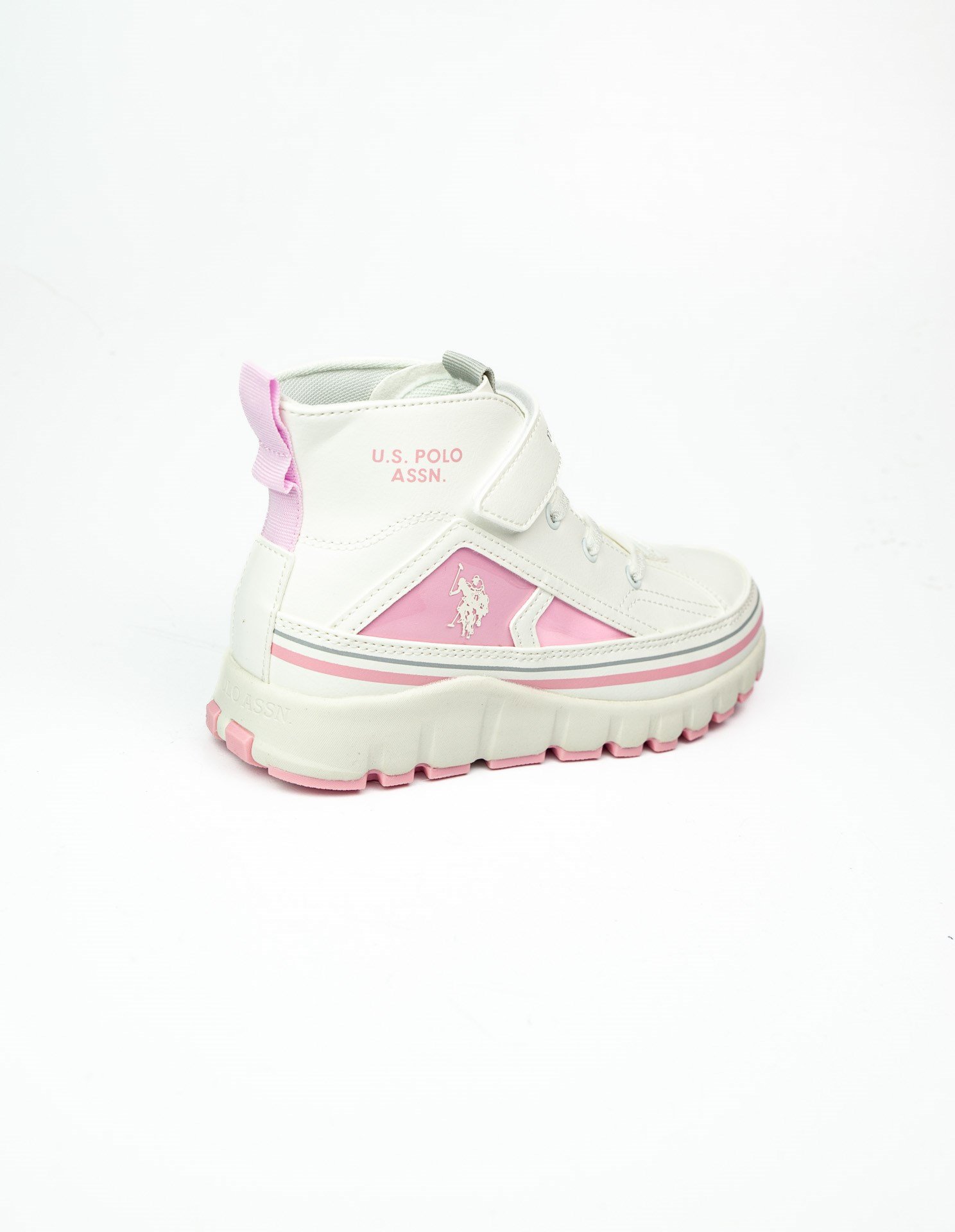 U.S. Polo Assn. KELTES JR 5PR Beyaz Kız Çocuk High Sneaker
