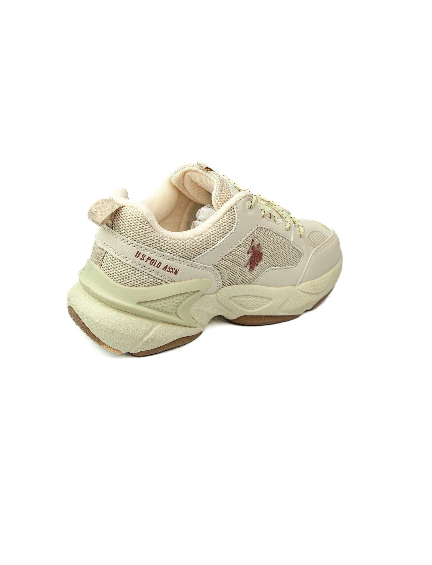 U.S. Polo Assn. MAYBE WMN 5FX Bej Kadın Sneaker
