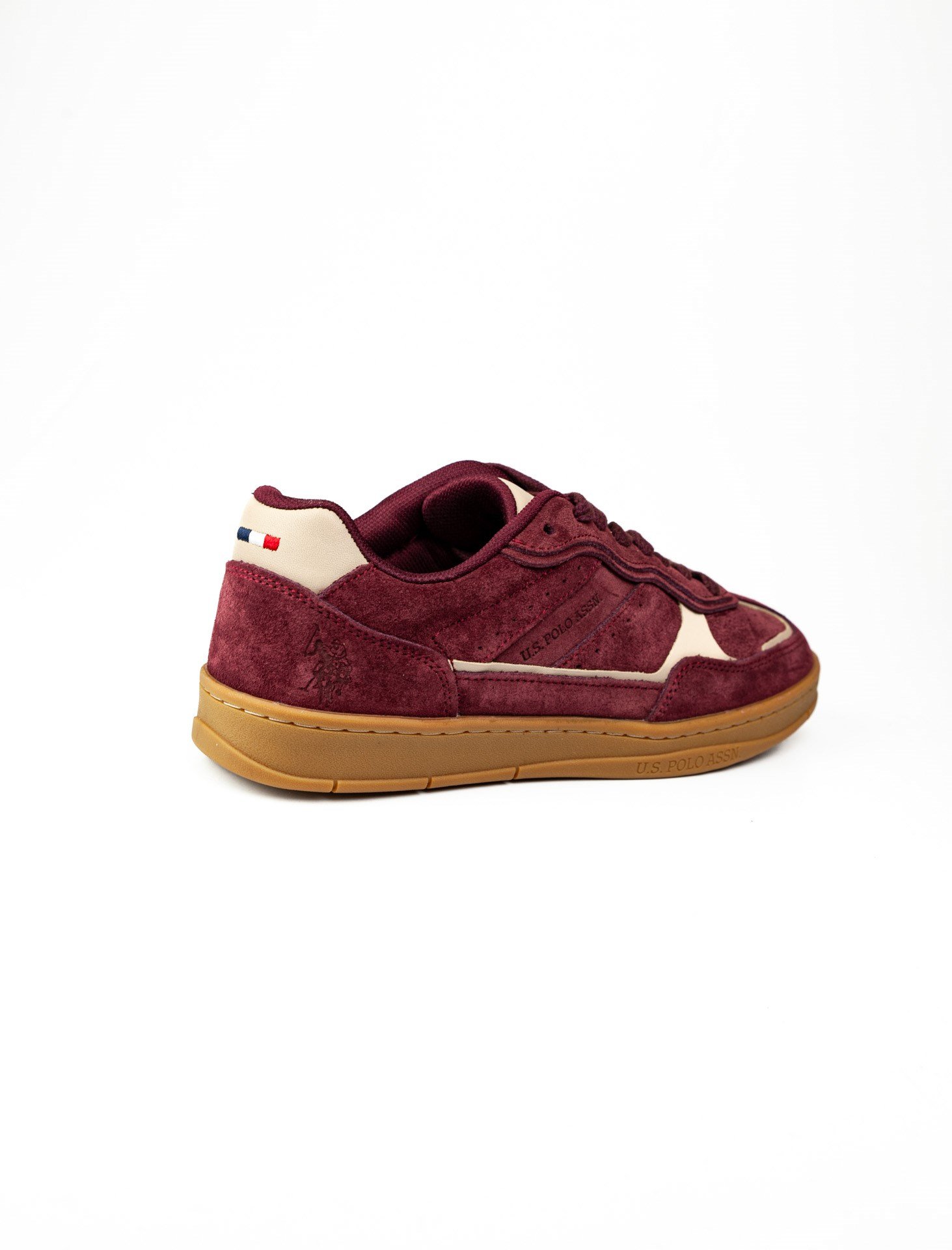 U.S. Polo Assn. VERA S 6FX Bordo Deri Kadın Sneaker