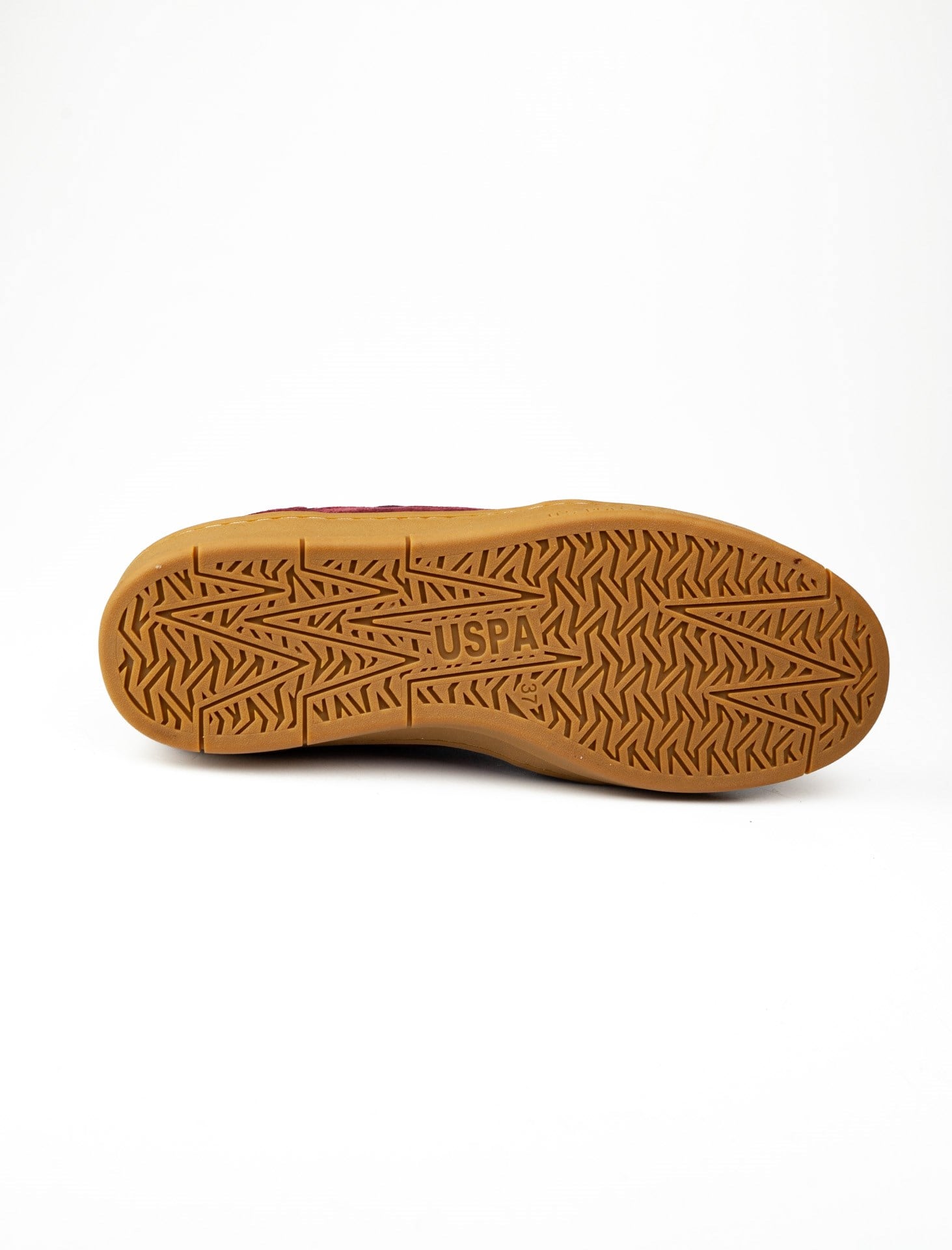 U.S. Polo Assn. VERA S 6FX Bordo Deri Kadın Sneaker