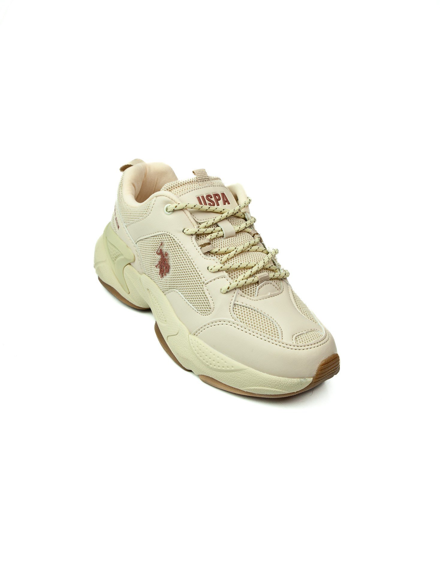 U.S. Polo Assn. MAYBE WMN 5FX Bej Kadın Sneaker