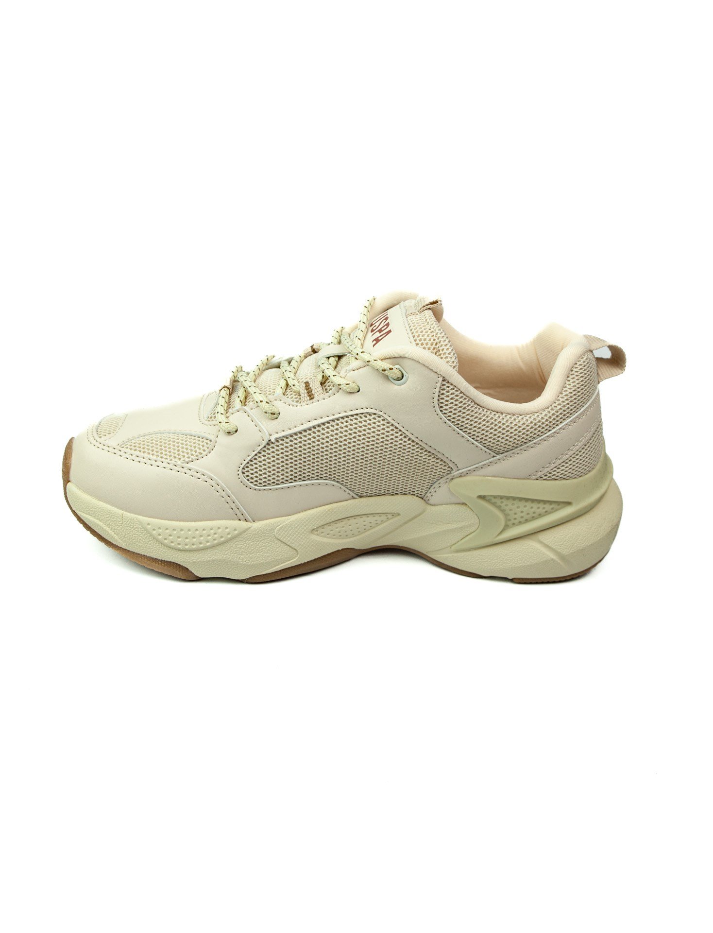 U.S. Polo Assn. MAYBE WMN 5FX Bej Kadın Sneaker
