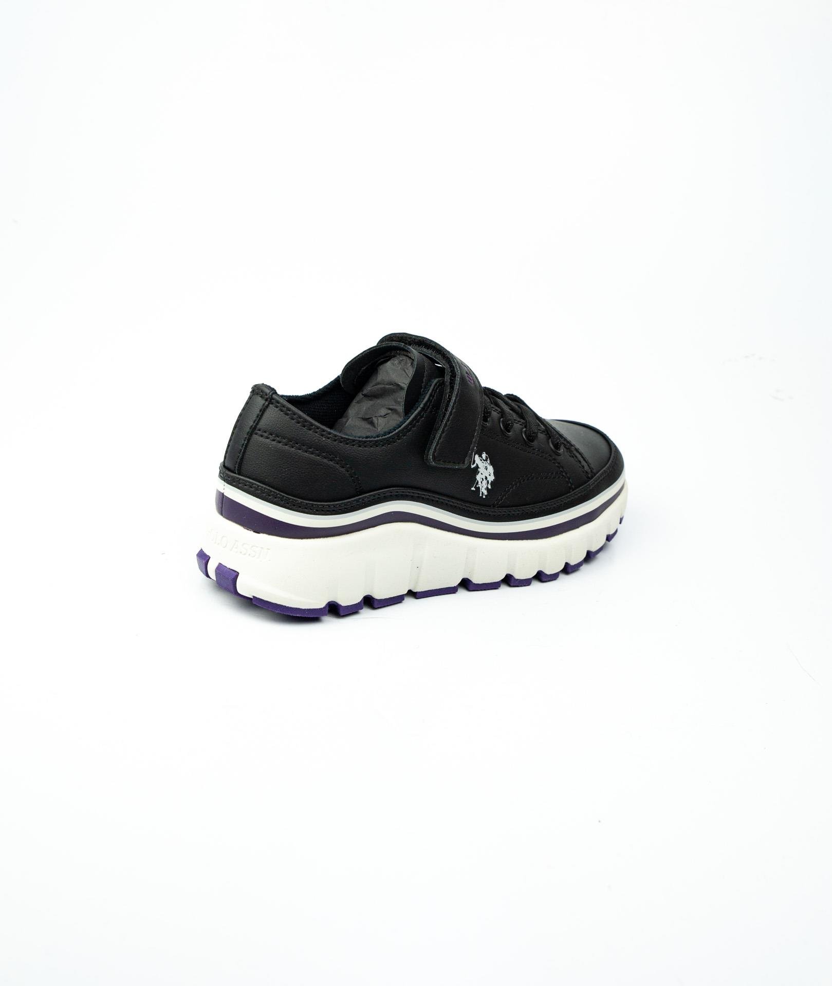 U.S. Polo Assn. KENTA JR 5PR Siyah Kız Çocuk Sneaker
