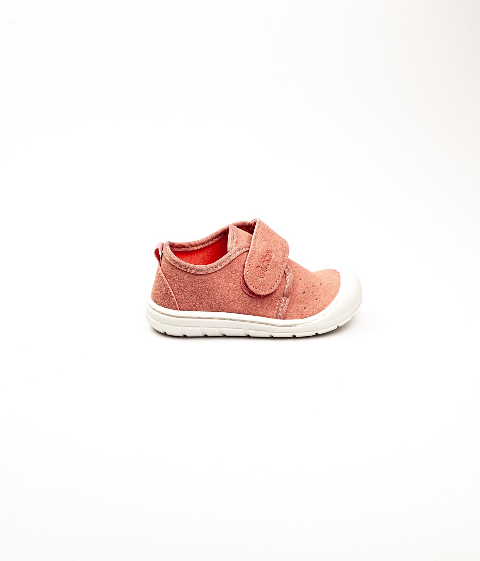 Vicco 950. E19K. 224 Anka Pudra Deri Kız İlk Adım Ayakkabısı 