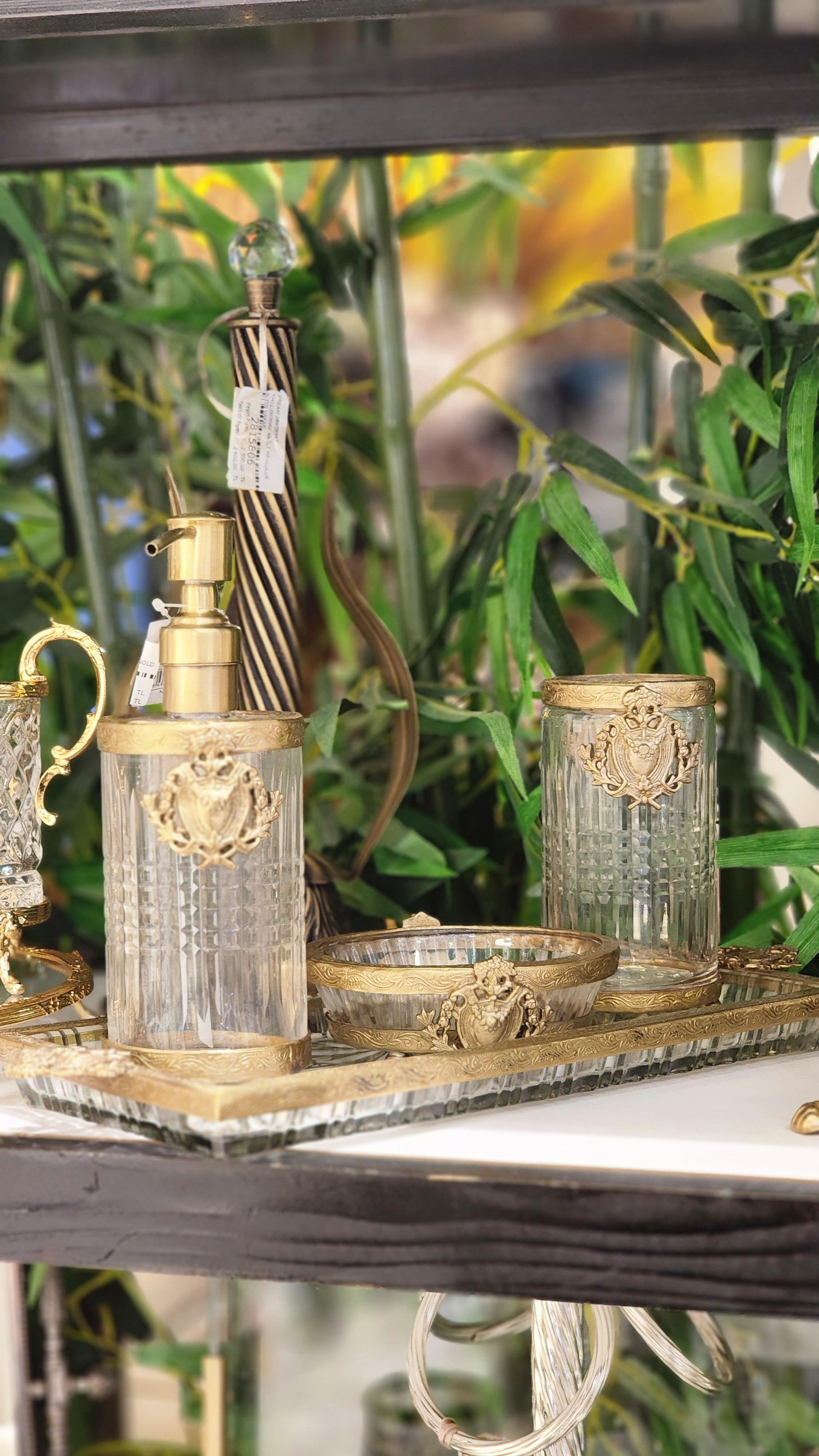 Pirinç Banyo Seti 3lü