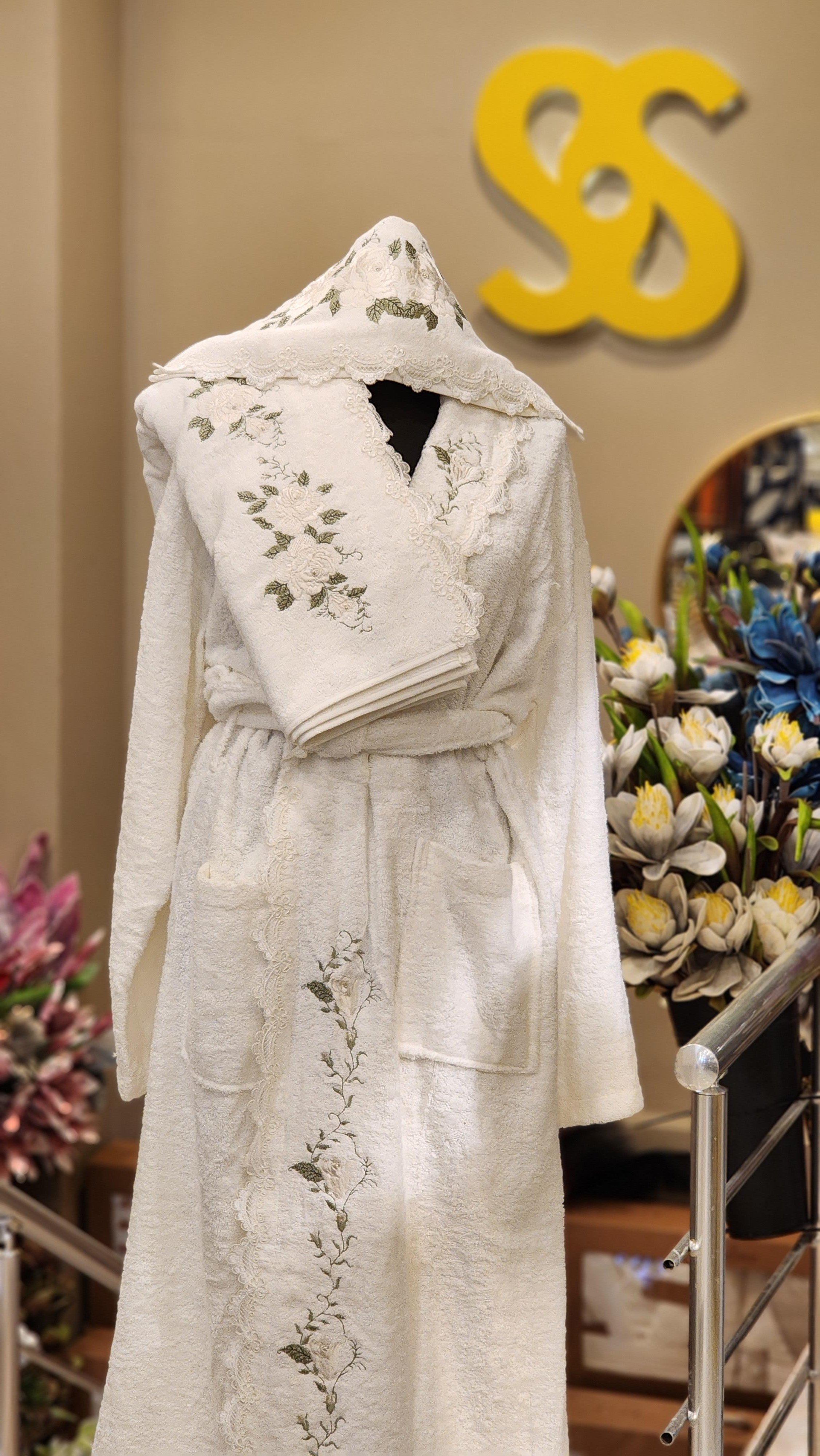 Yeşil Düş Bornoz Seti