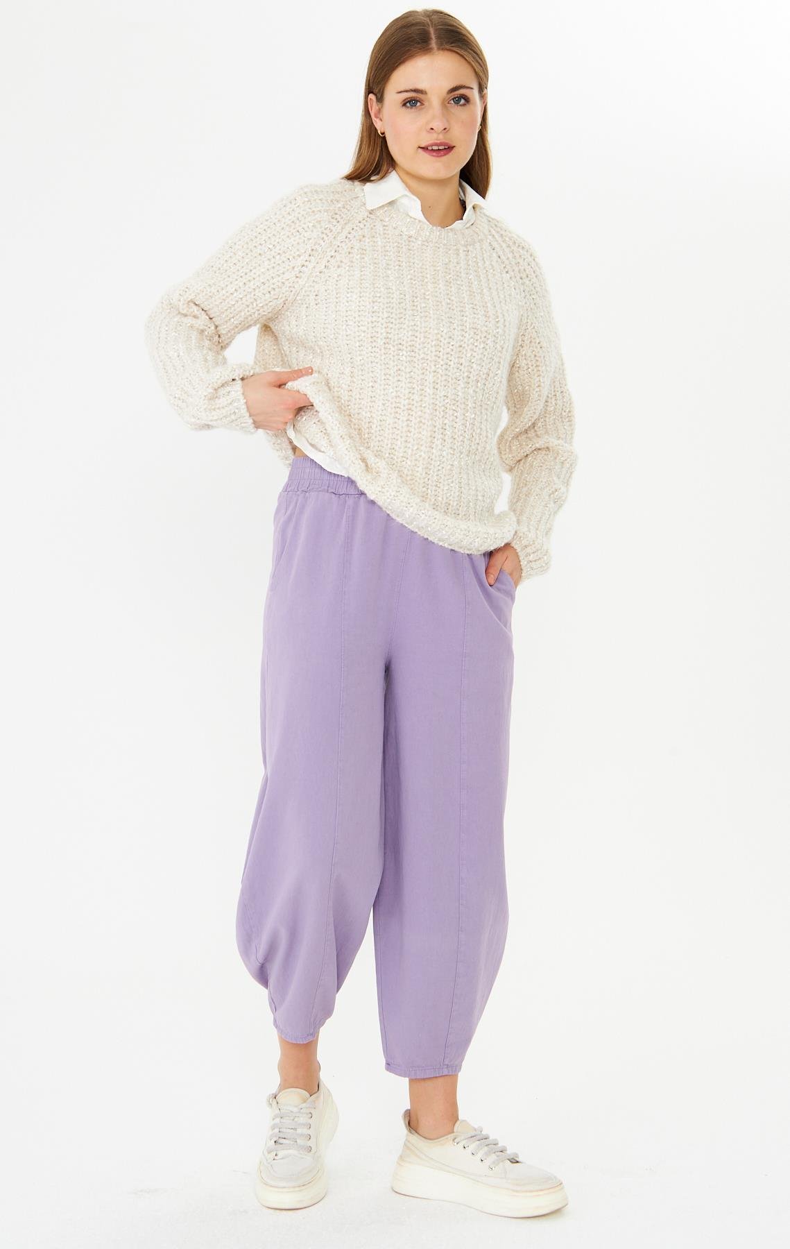 BALON PANTOLON LİLA