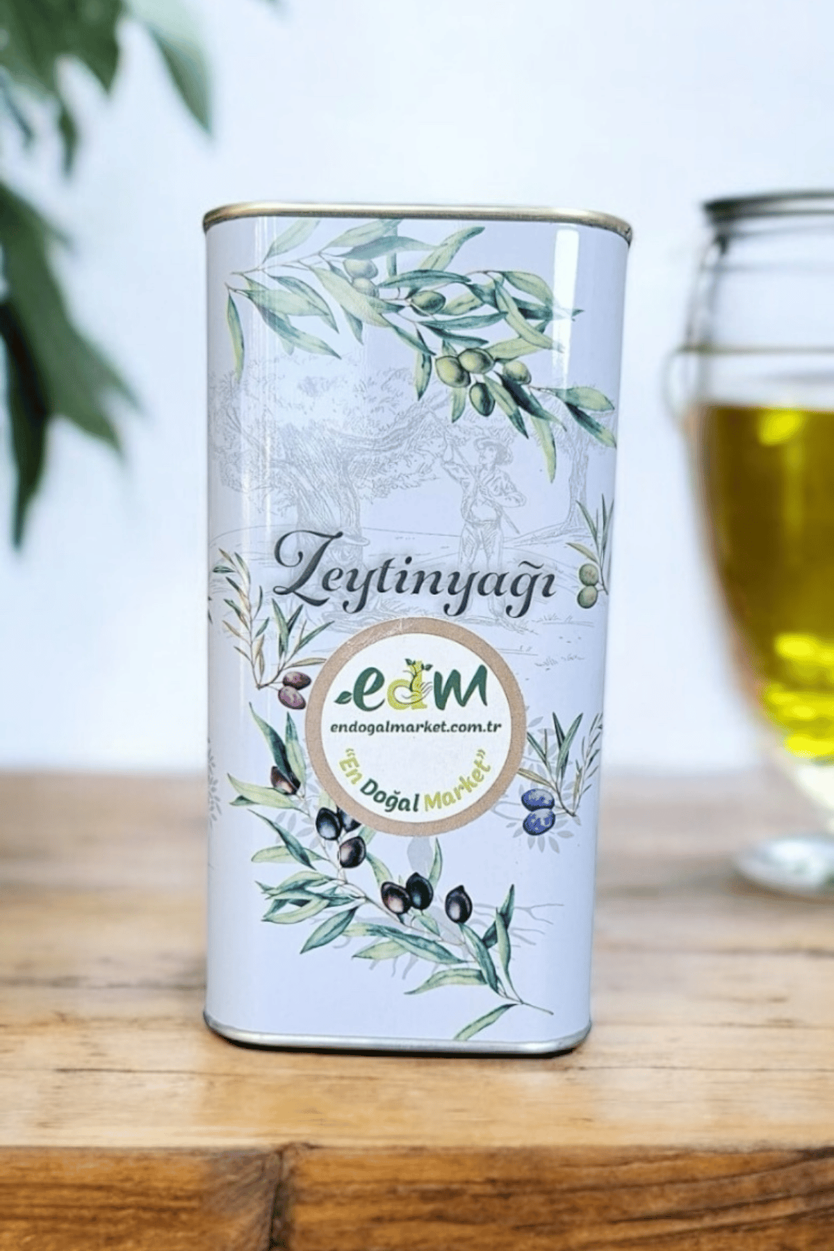 Teneke Natural Sızma Zeytinyağı 1 Lt