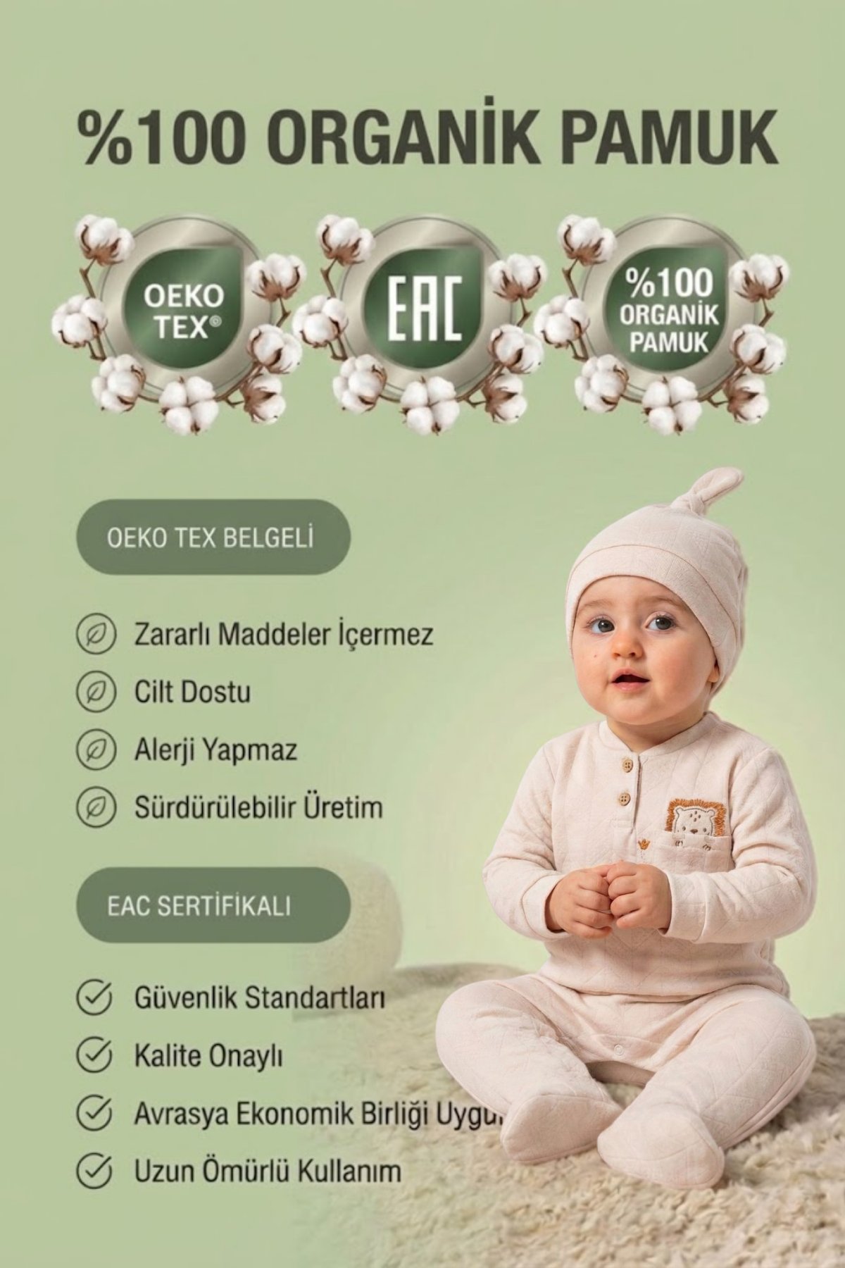 SEVİMLİ FİL KAPÜŞONLU BEBEK TAKIMI