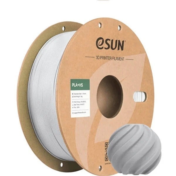 eSUN PLA+HS Beton Gri Filament 1.75mm 1kg