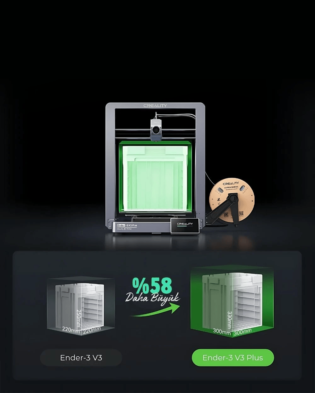 Creality Ender-3 V3 Plus CoreXZ 3D Yazıcı