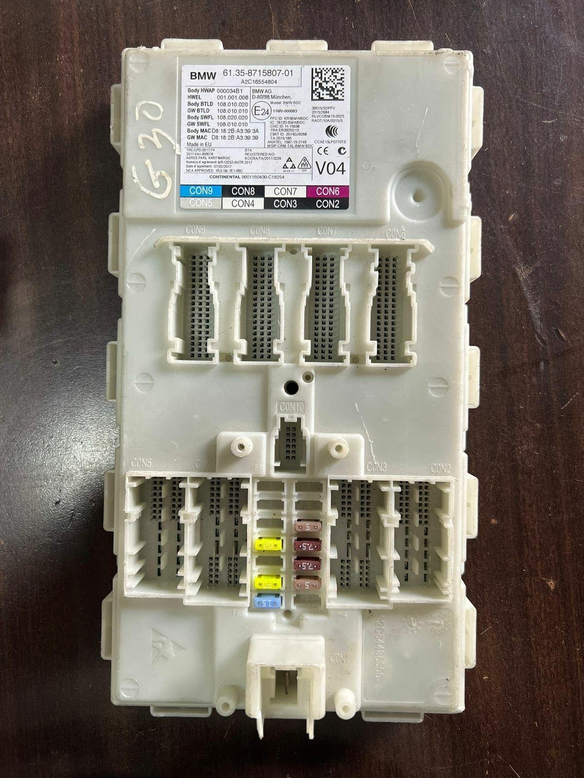 Bmw G Serisi BDC Modul 0 Orijinal Ekipman 