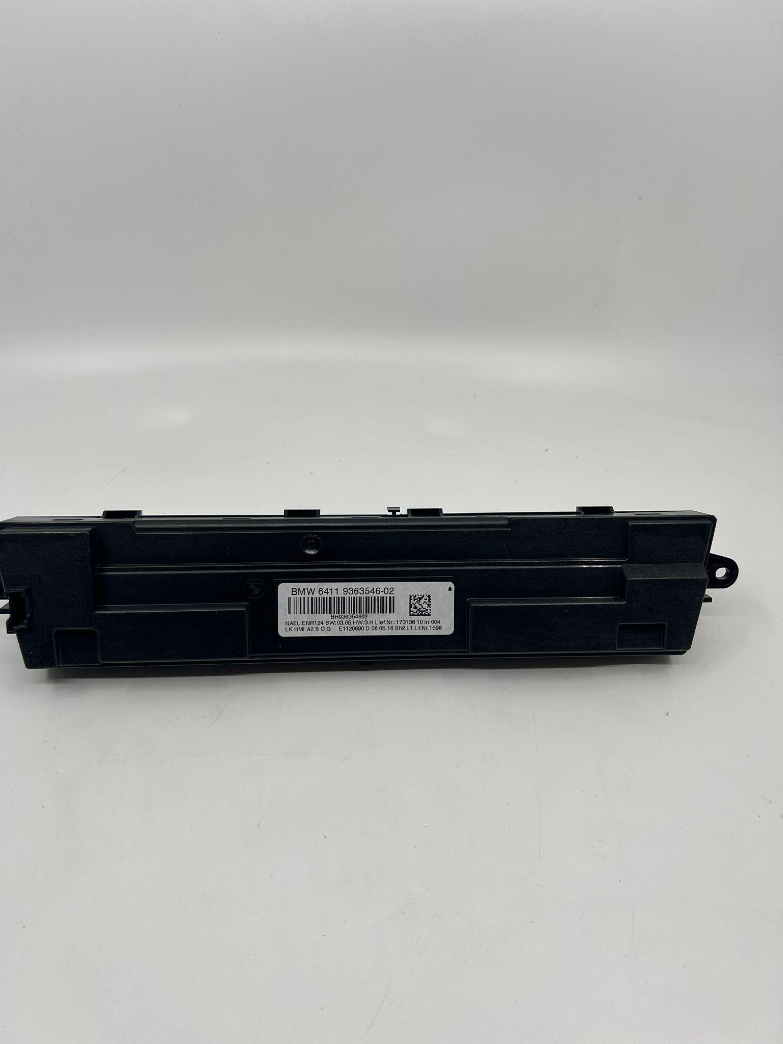 Bmw Klima Panel Koltuk Isıtmalı 6411 9 363 546