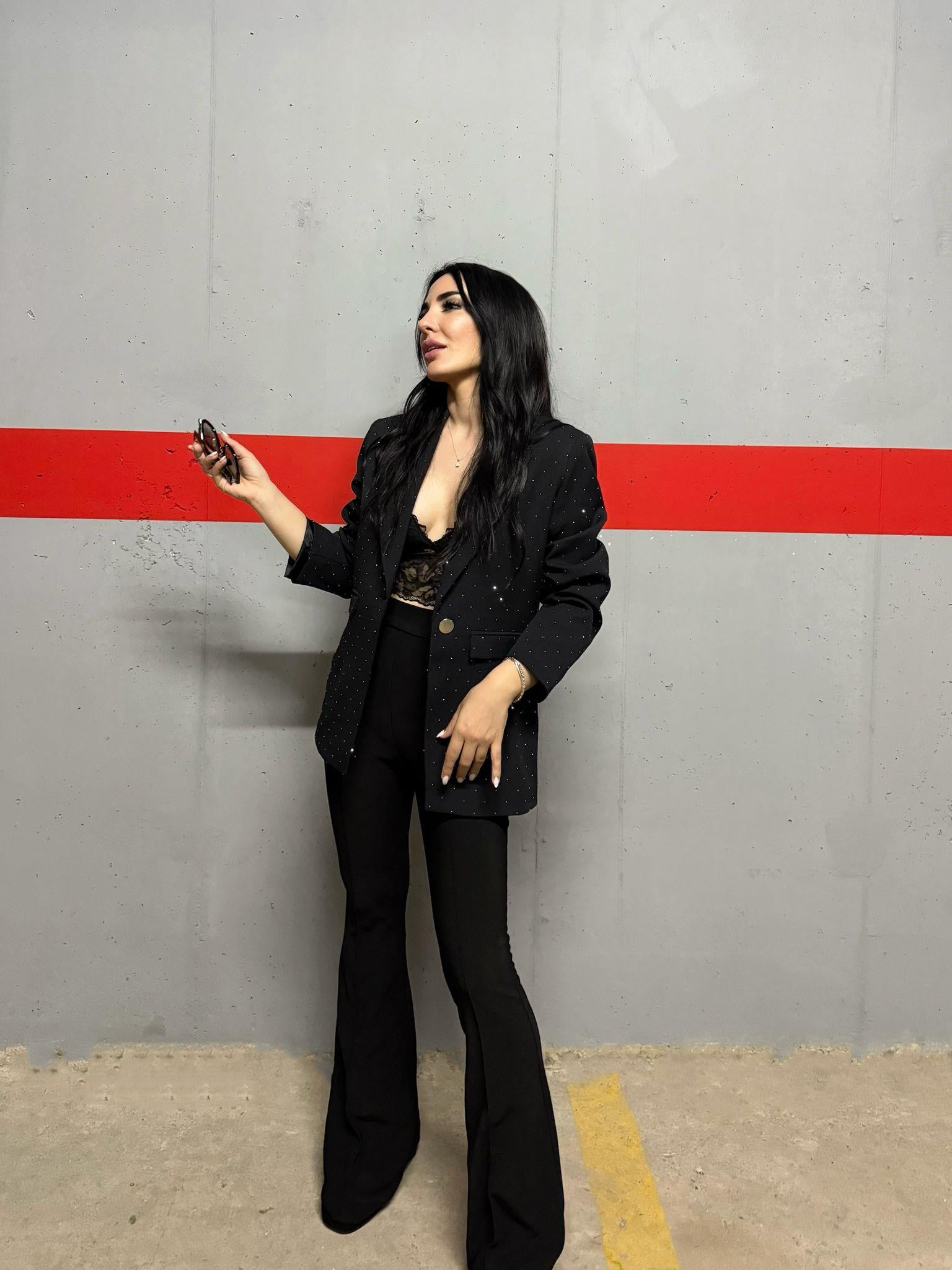 Taşlı Blazer Ceket