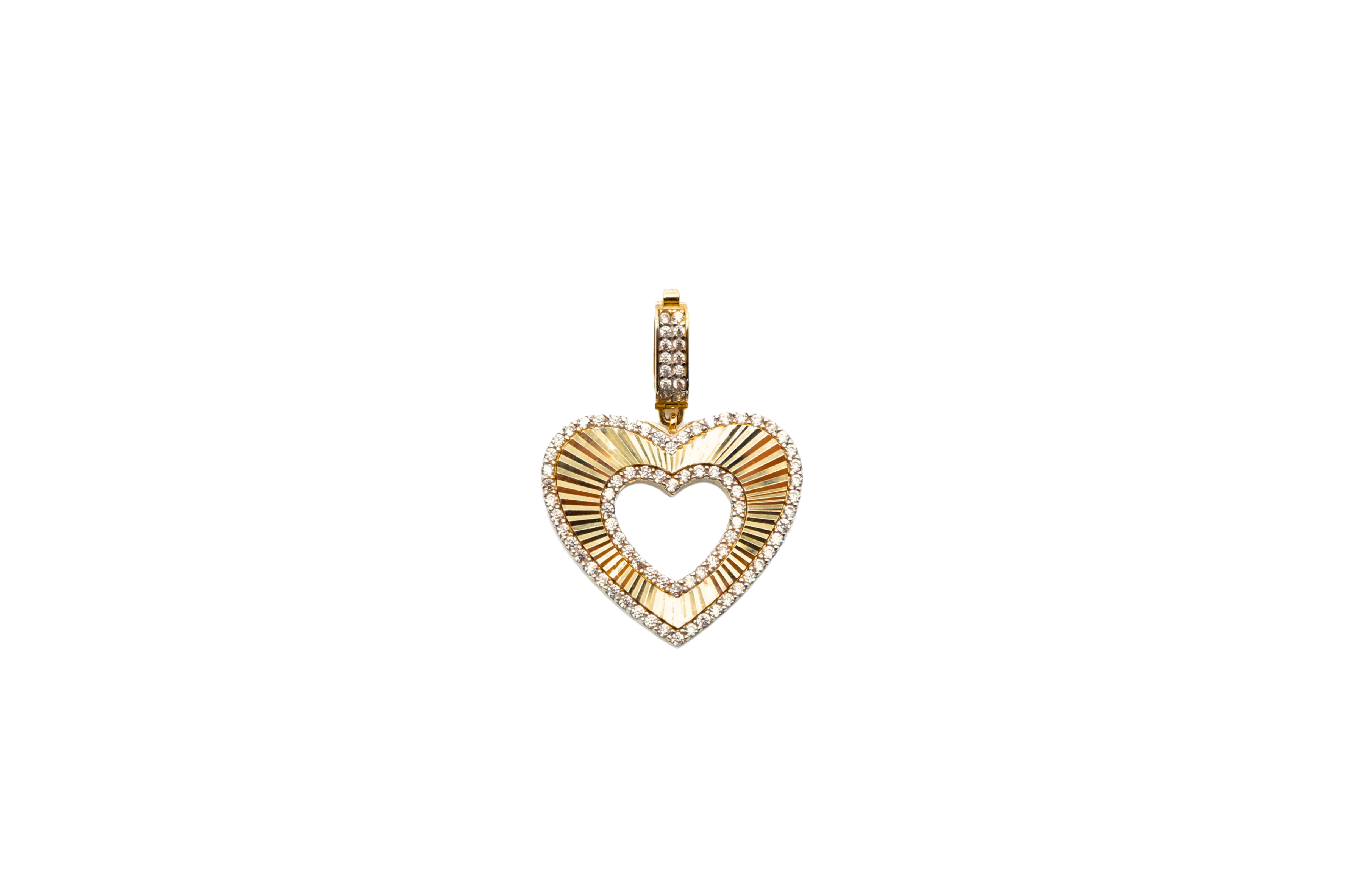 14 AYAR ZİRKON KALP CHARM