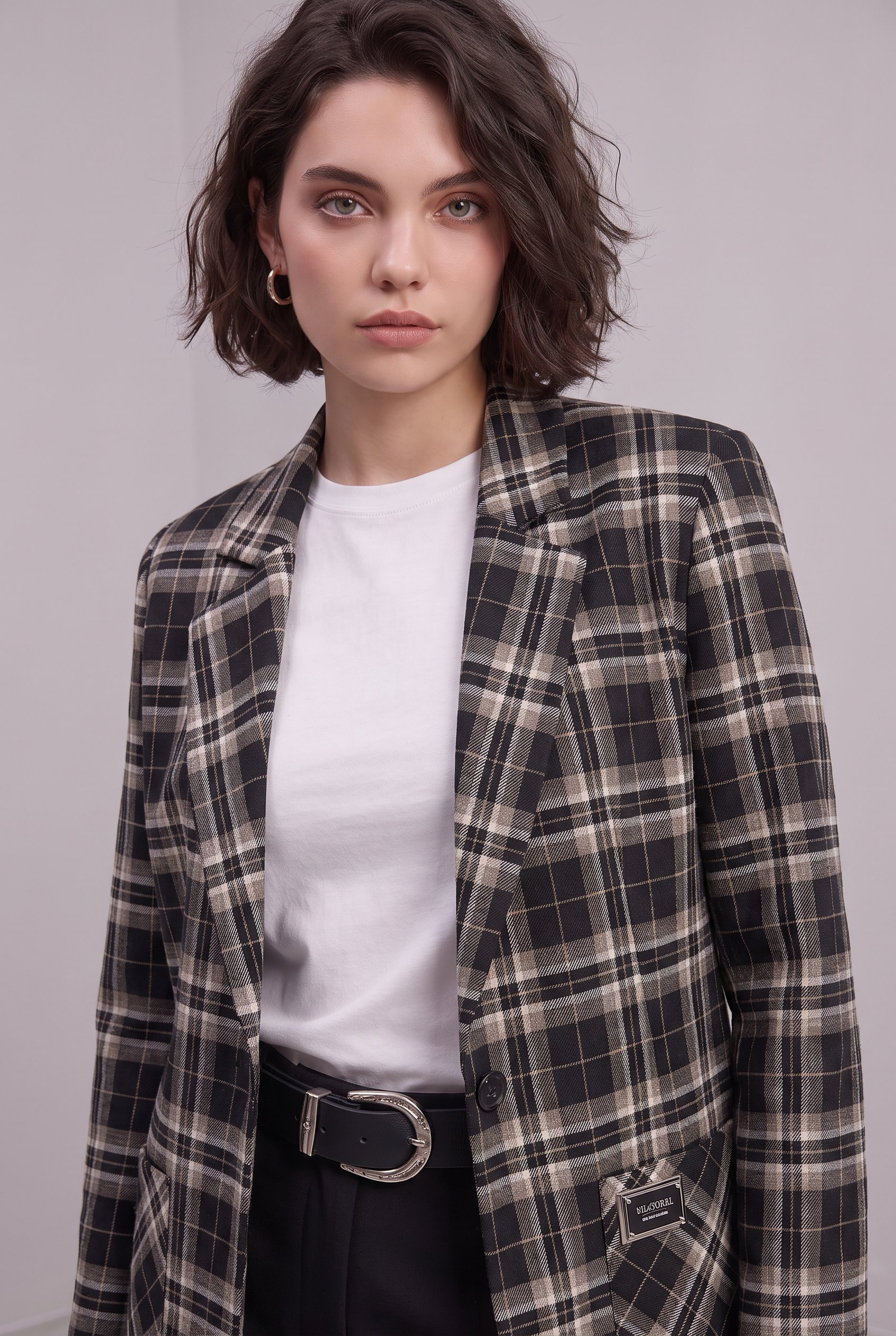 Kareli Blazer Ceket