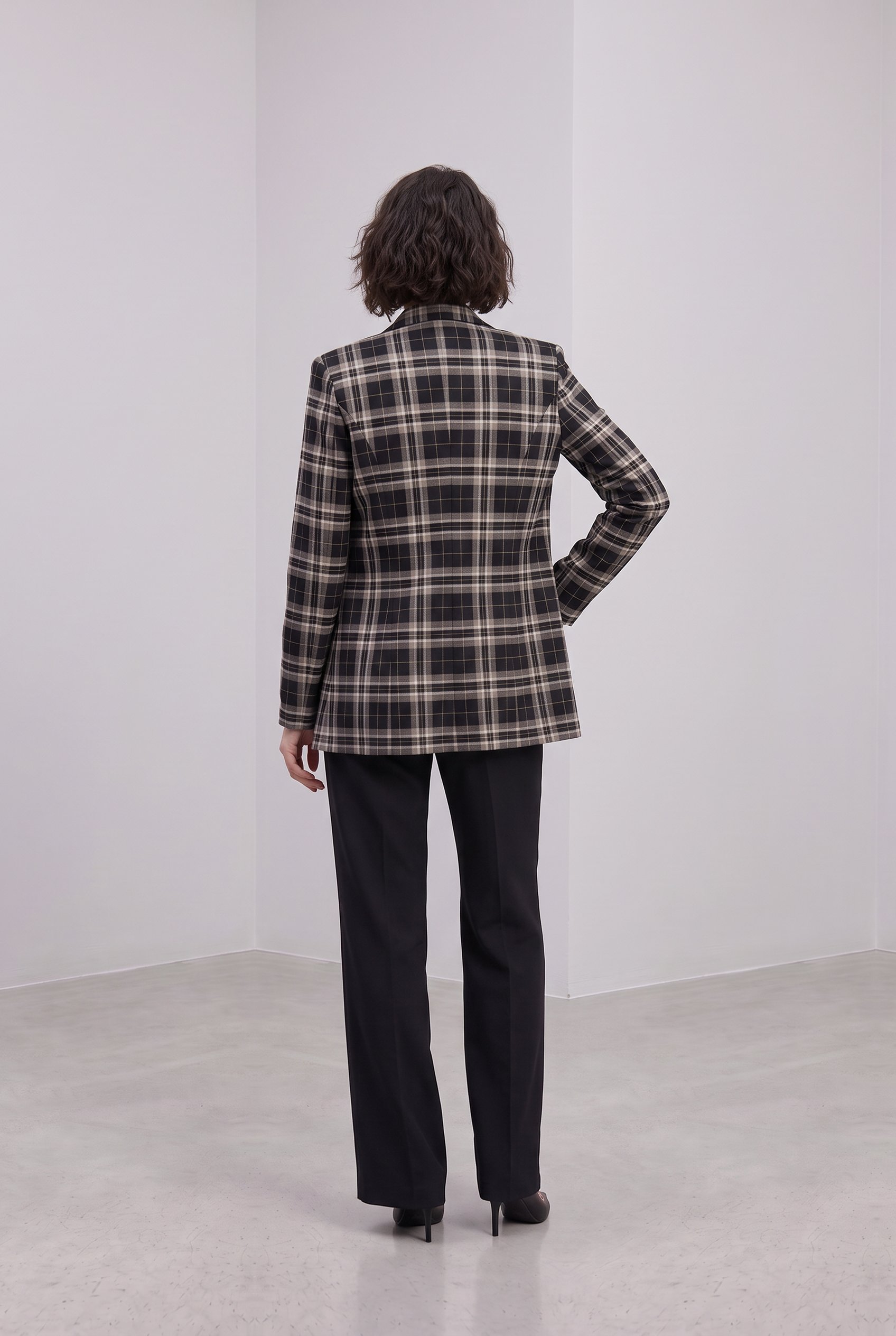 Kareli Blazer Ceket
