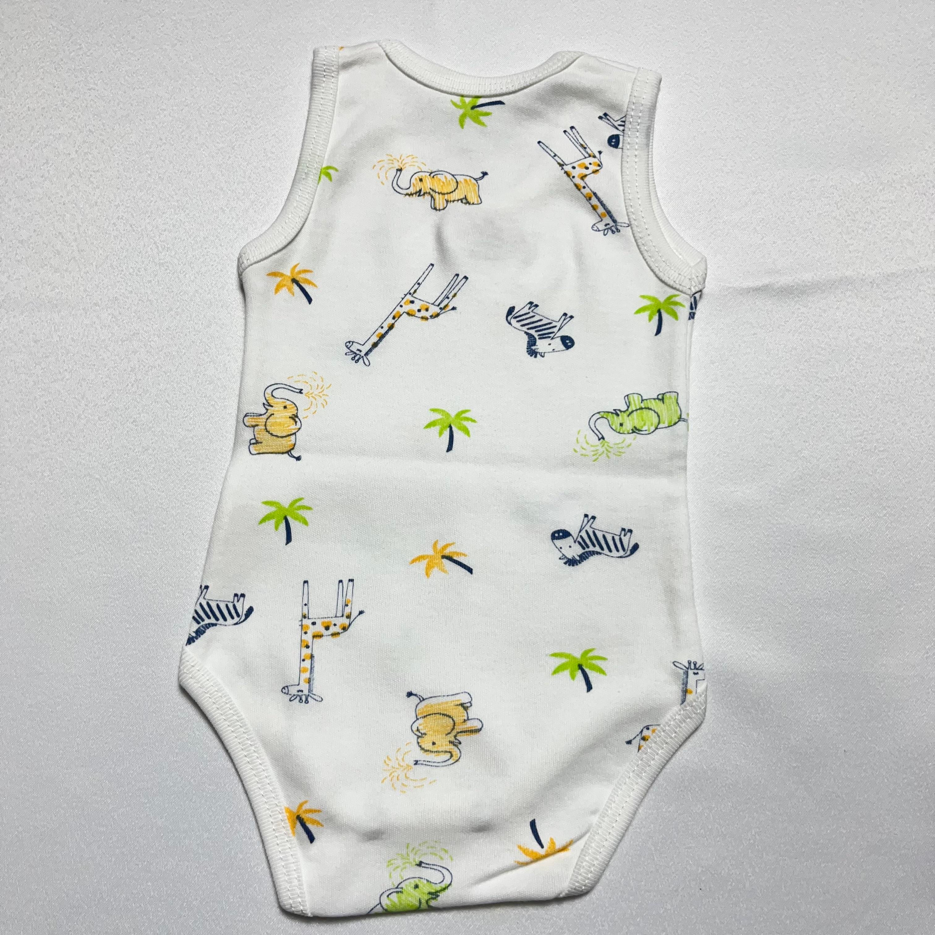 Zebra fil desenli çıtçıtlı zıbın 