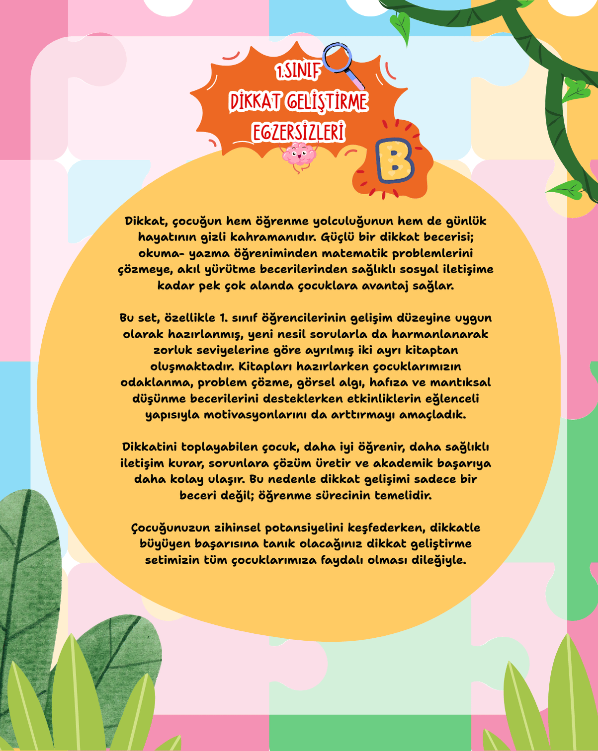 1.Sınıf Dikkat Geliştirme Egzersizleri