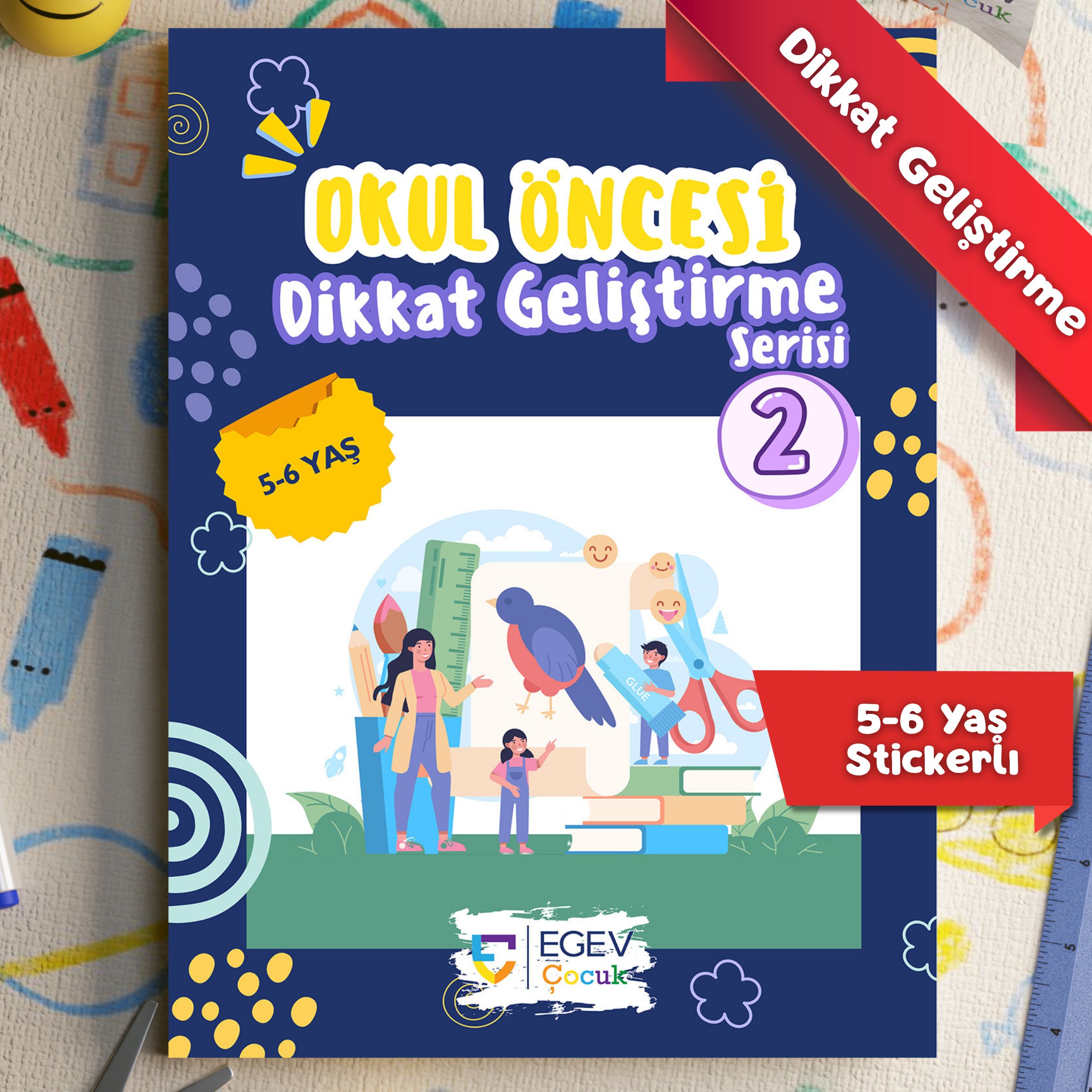 Okul Öncesi Dikkat Geliştirme Serisi-2