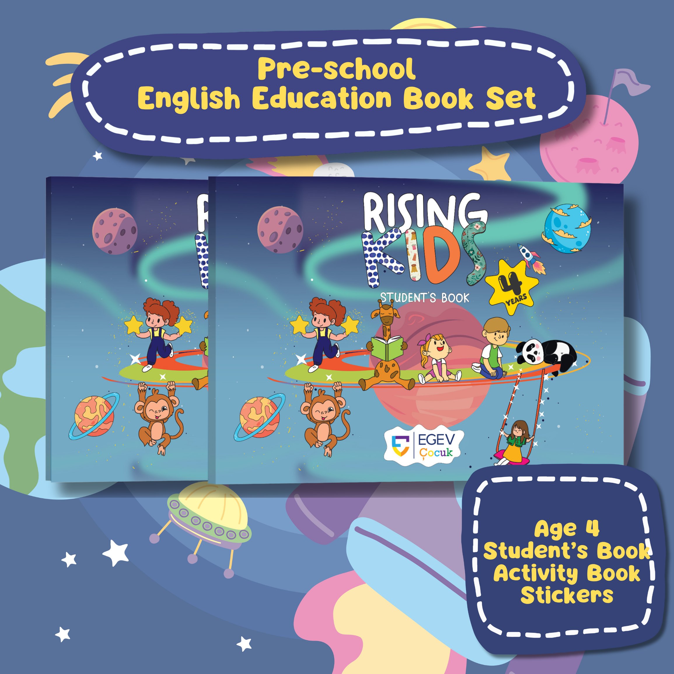 Rising Kids 4 Years Book Set