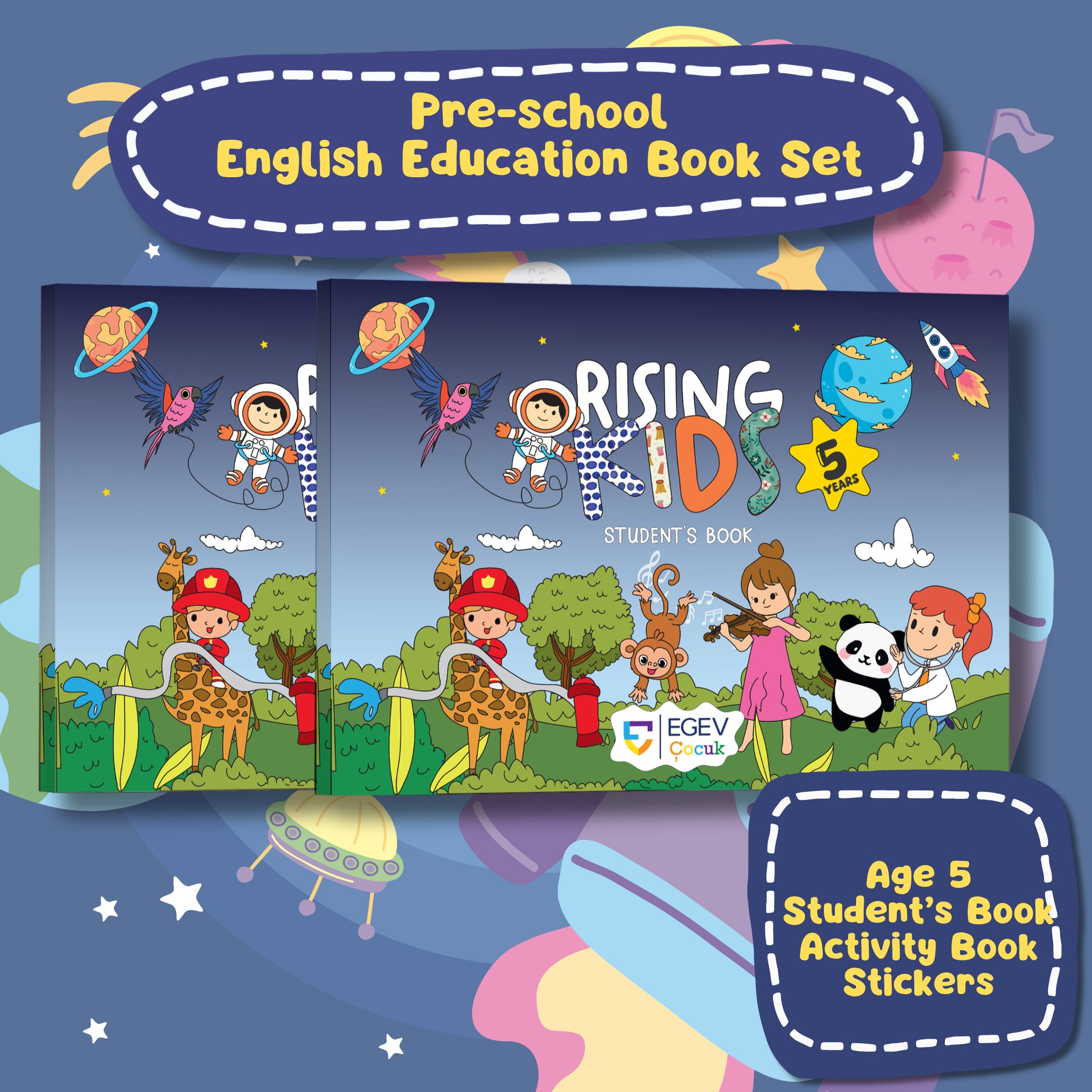 Rising Kids 5 Years Book Set