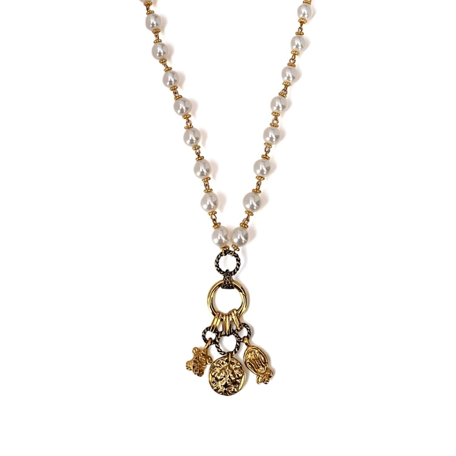 Royal Pearl Charm İnci Kolye
