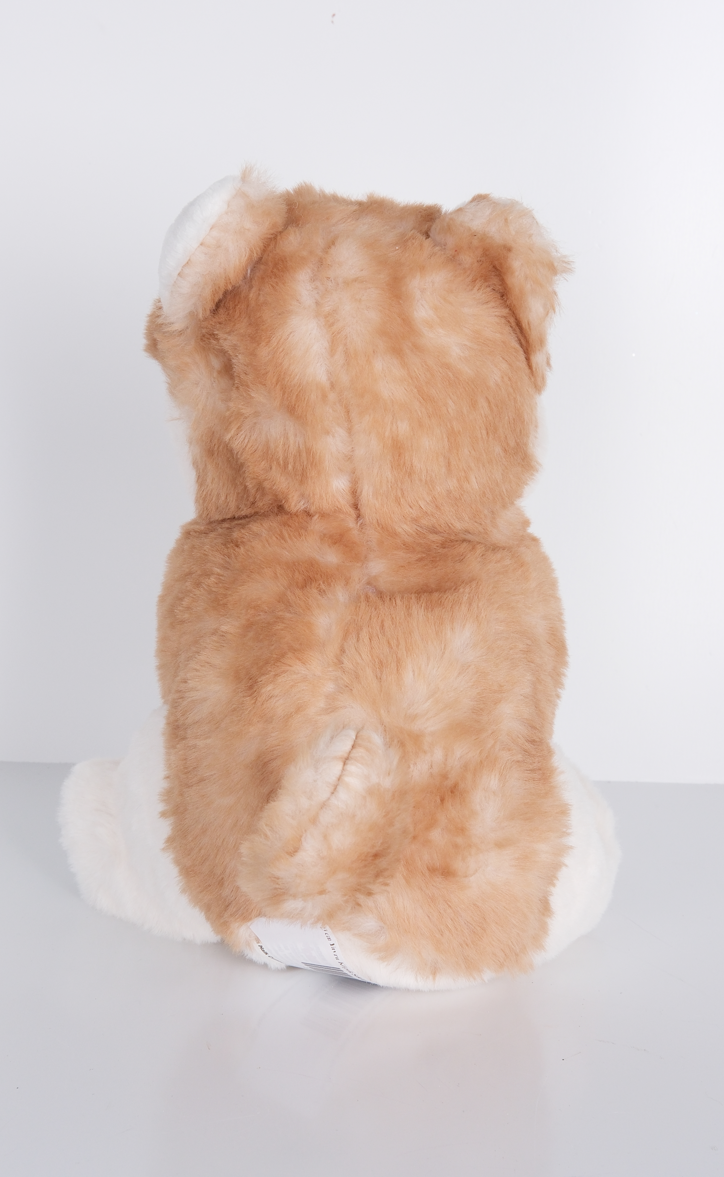 23 cm Yavru Köpek Şekilli Peluş Oyuncak Kahverengi Beyaz