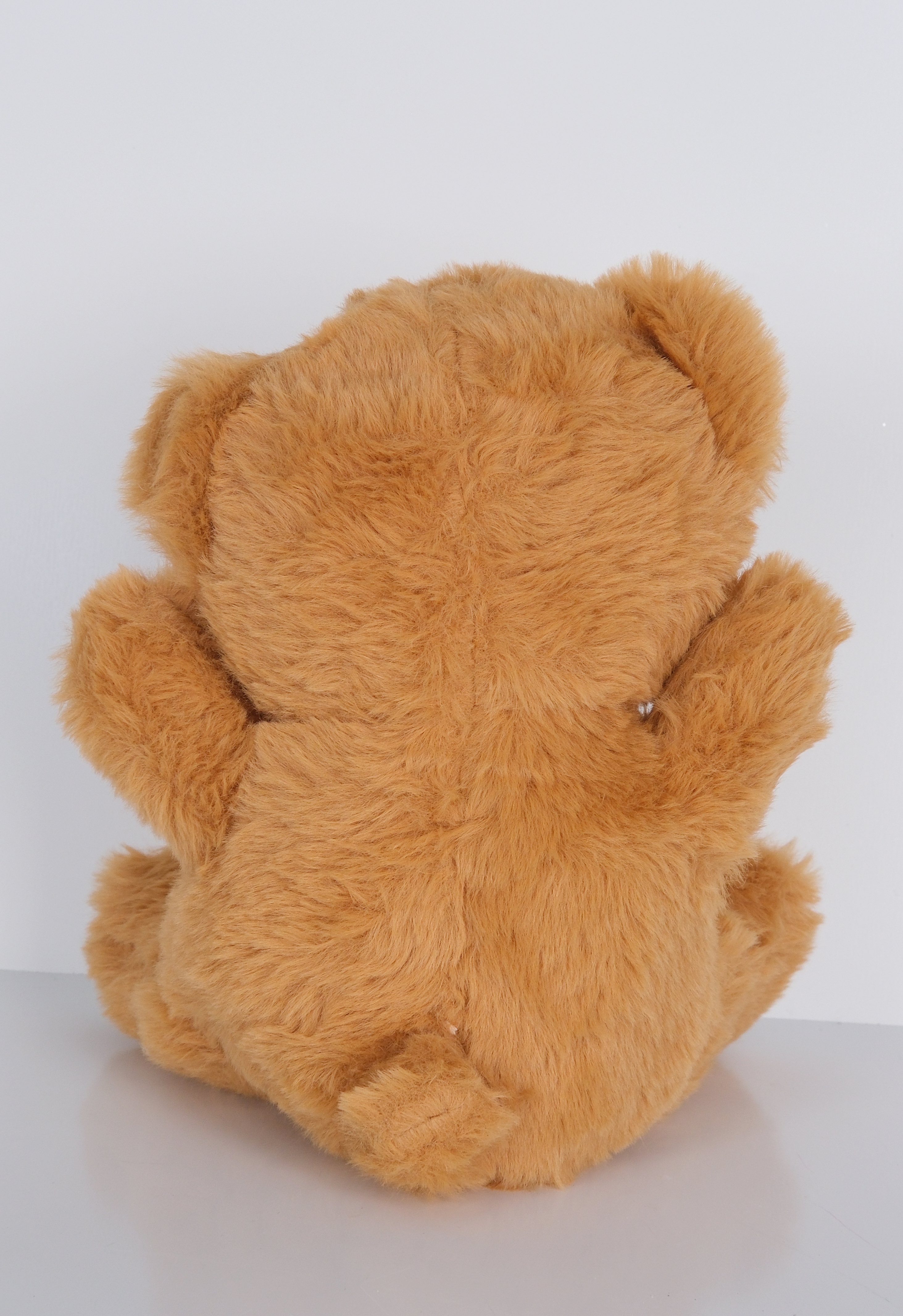 23 cm Yavru Sevimli Ayıcık Şekilli Peluş Oyuncak Koyu Kahverengi Beyaz